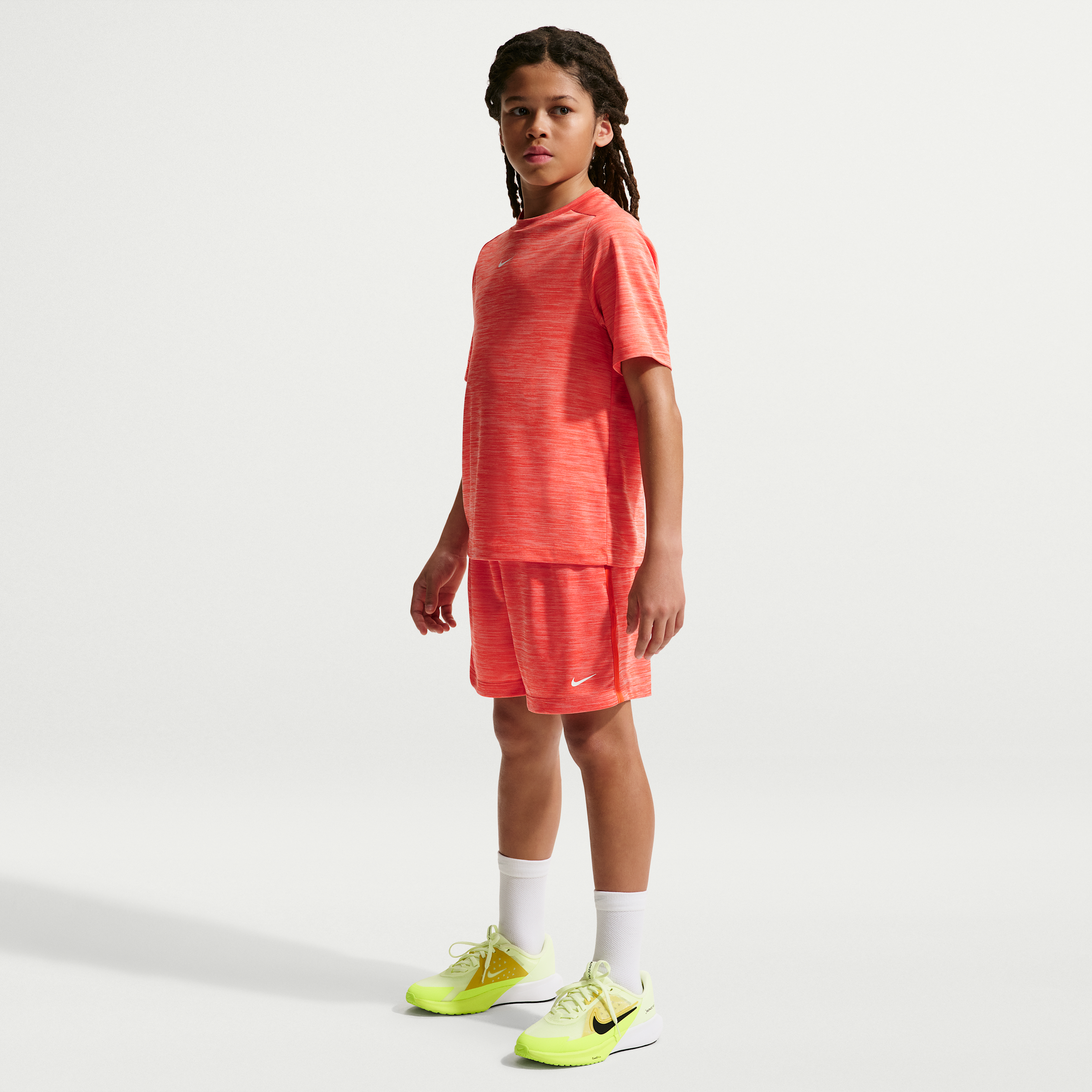 Nike Multi Big Kids' (Boys') Dri-FIT Shorts in Orange | HF9006-842