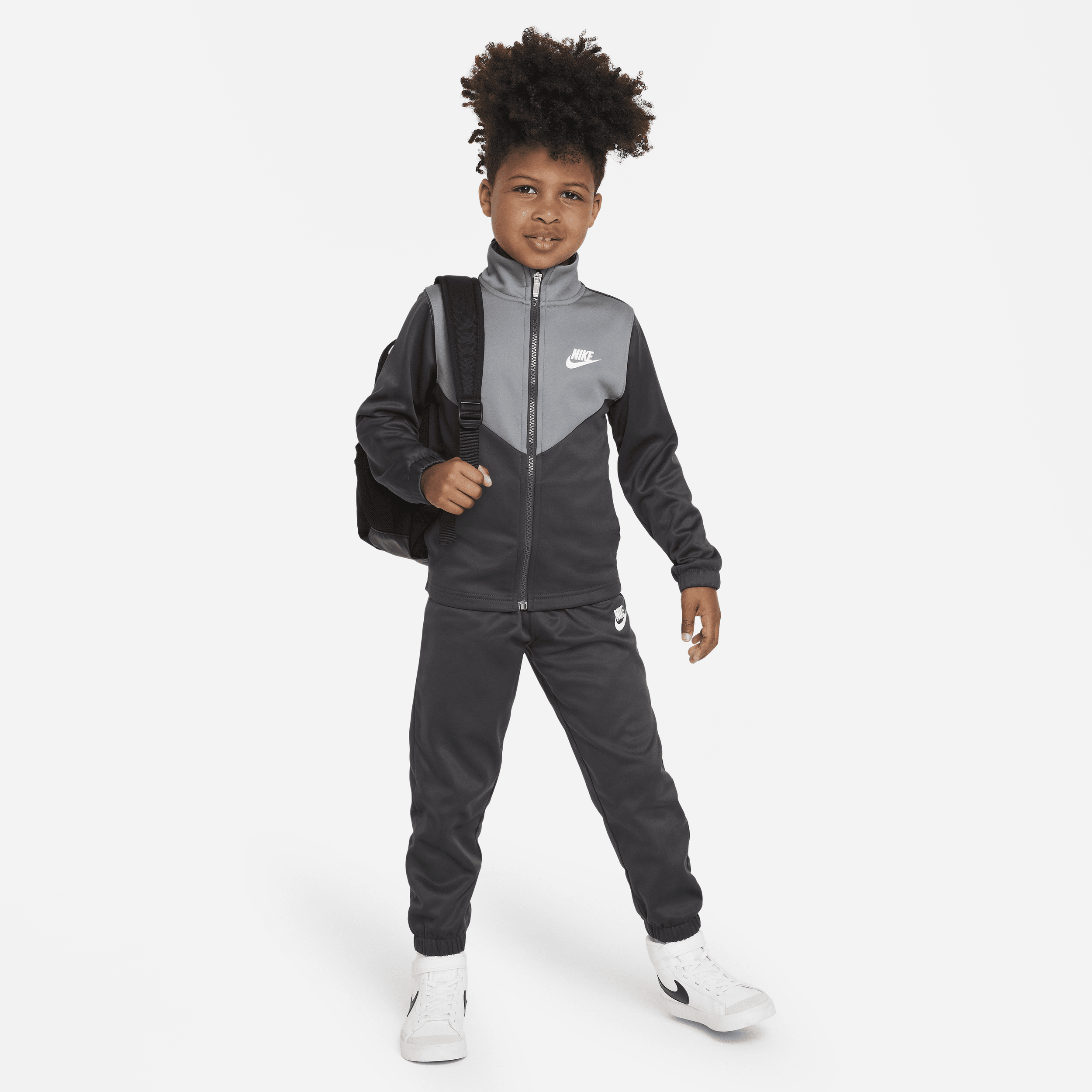 Nike Dri Fit Nike Grey Junior Tracksuit Nike Sportswear Lifestyle