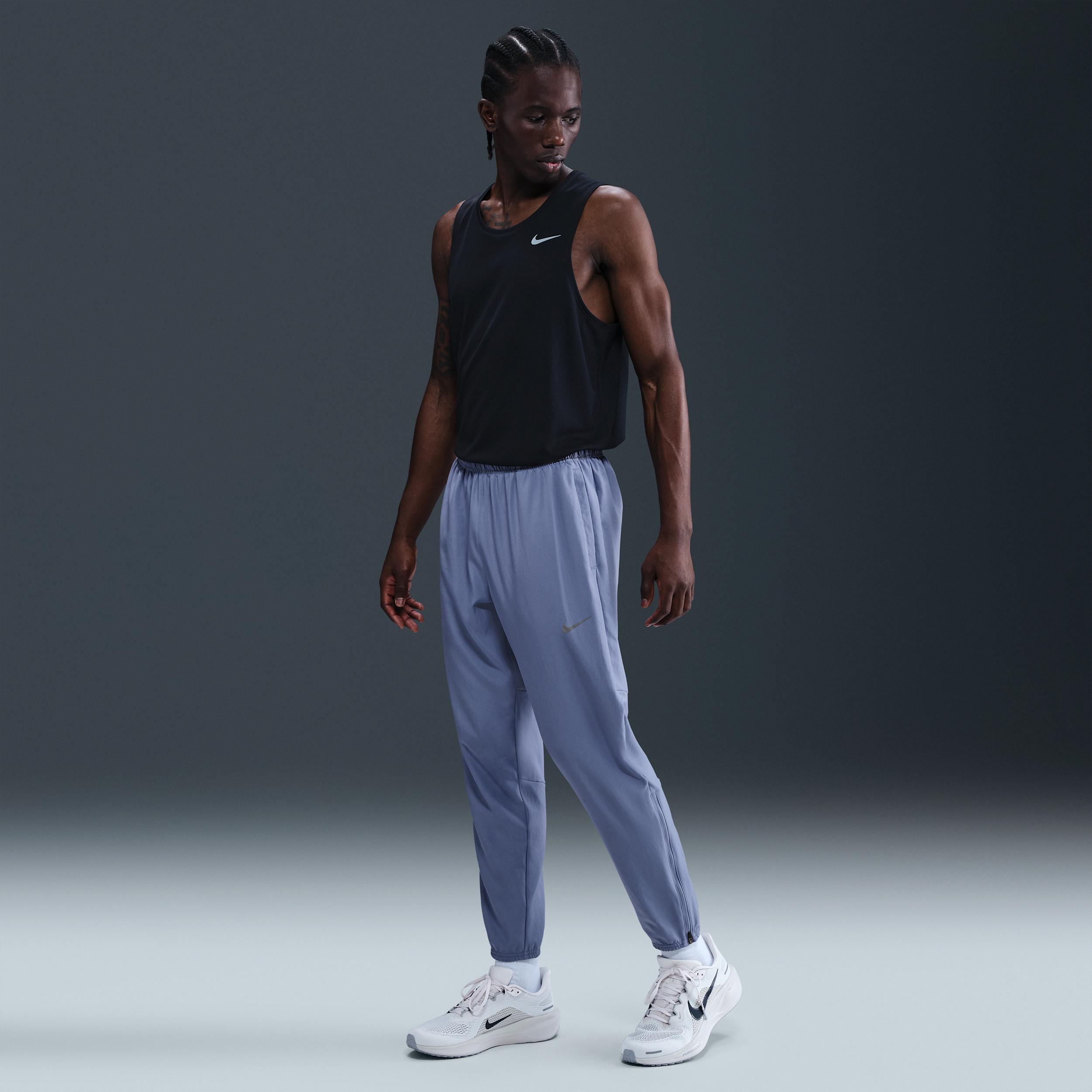 Nike Men's Challenger Dri-fit Woven Running Pants In Blue