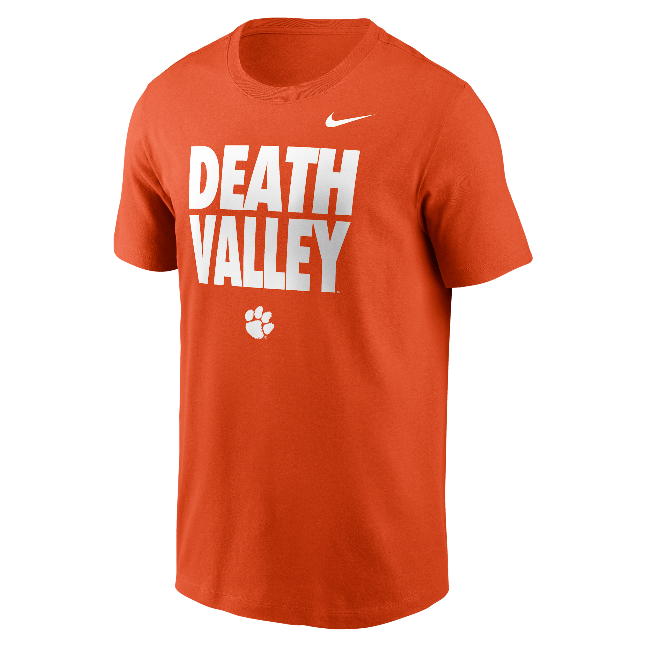 Clemson Sideline Slogan Nike Men's Dri-FIT College Long-Sleeve T-Shirt in Orange | 02ET89MCLN-H2B