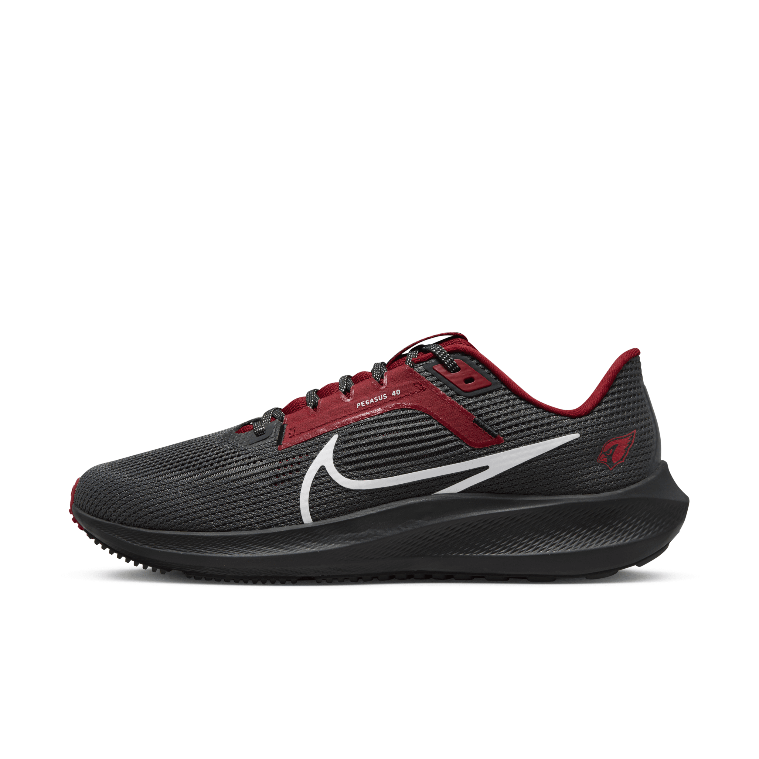 Nike Men's Pegasus 40 (nfl Arizona Cardinals) Road Running Shoes In Grey