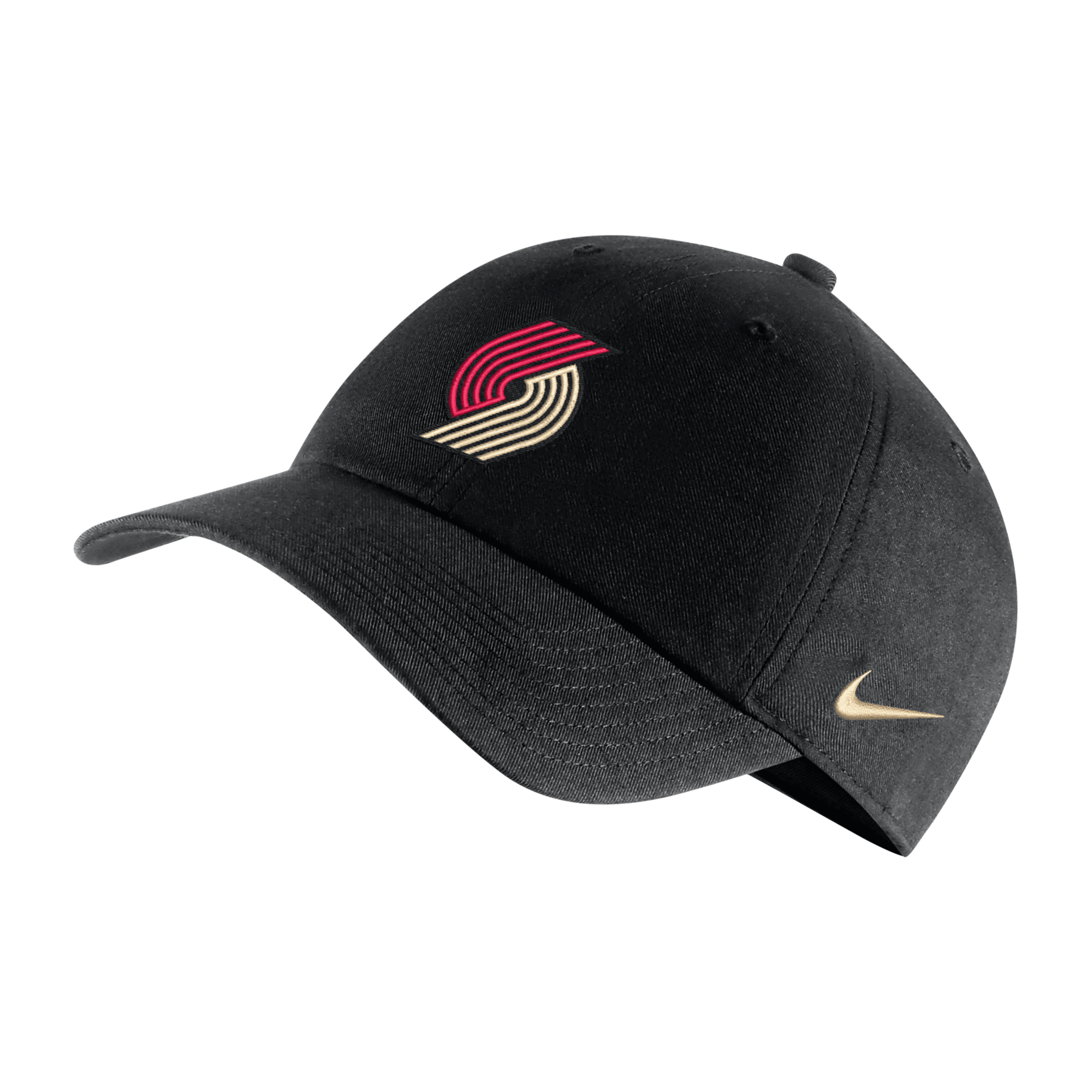 Nike Portland Trail Blazers City Edition  Unisex Nba Adjustable Cap In Black