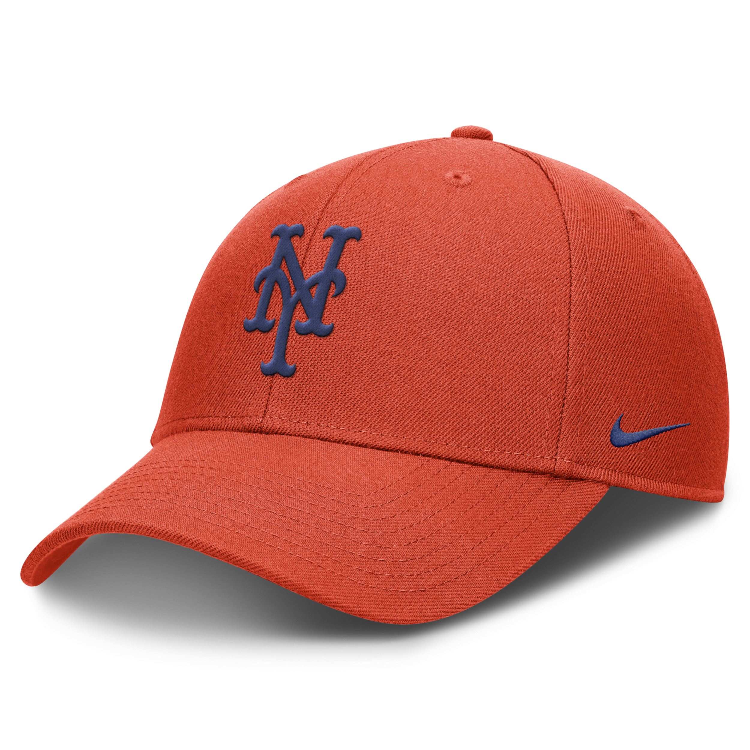 Shop Nike New York Mets Evergreen Club  Men's Dri-fit Mlb Adjustable Hat In Orange