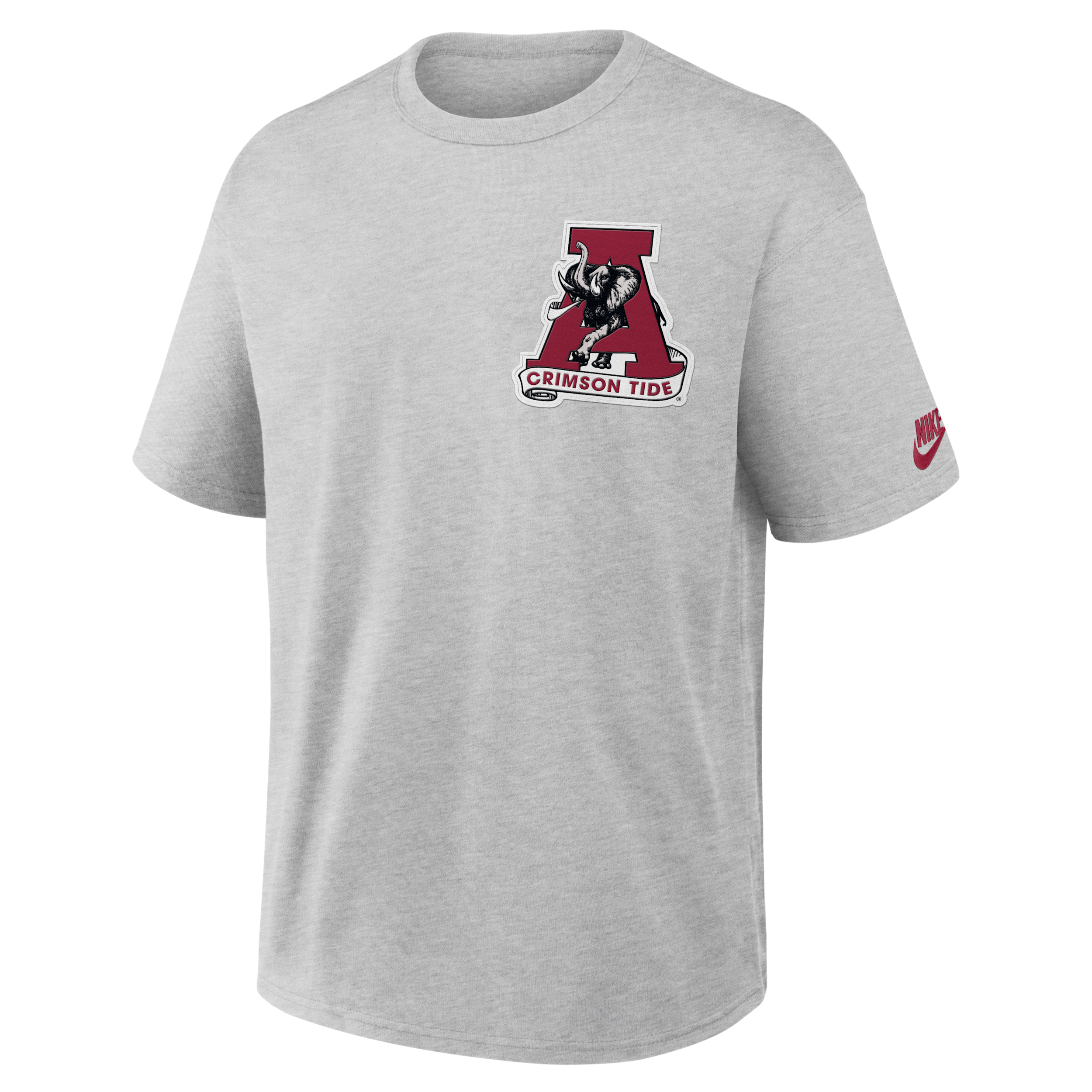 Nike Men's Heather Gray Alabama Crimson Tide Legacy Logo Max90 T-Shirt - Heather Gray