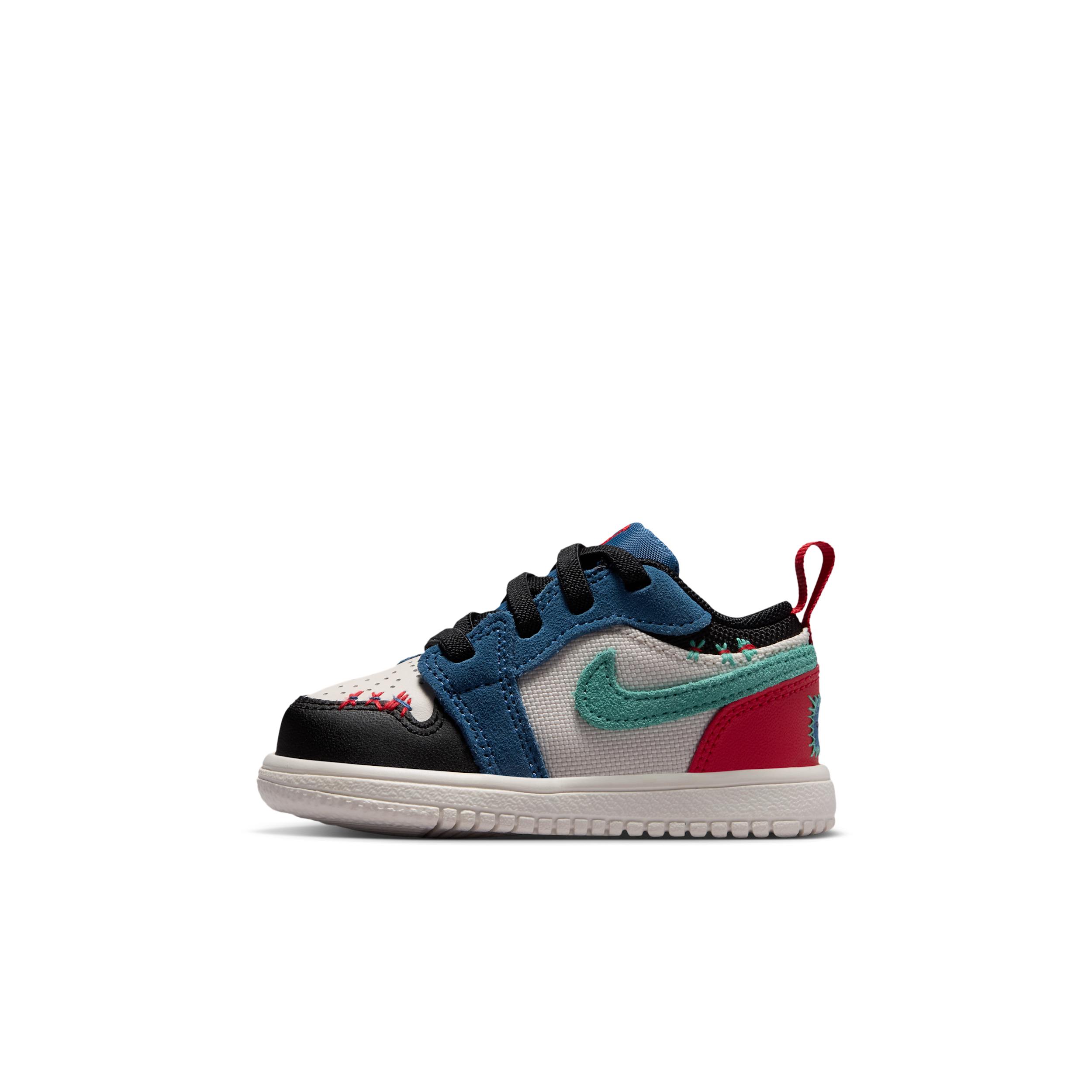 Jordan Toddler Air Jordan 1 Low Alt Basketball Shoes, Boys', Size 5, Blue/Black/Red/Green