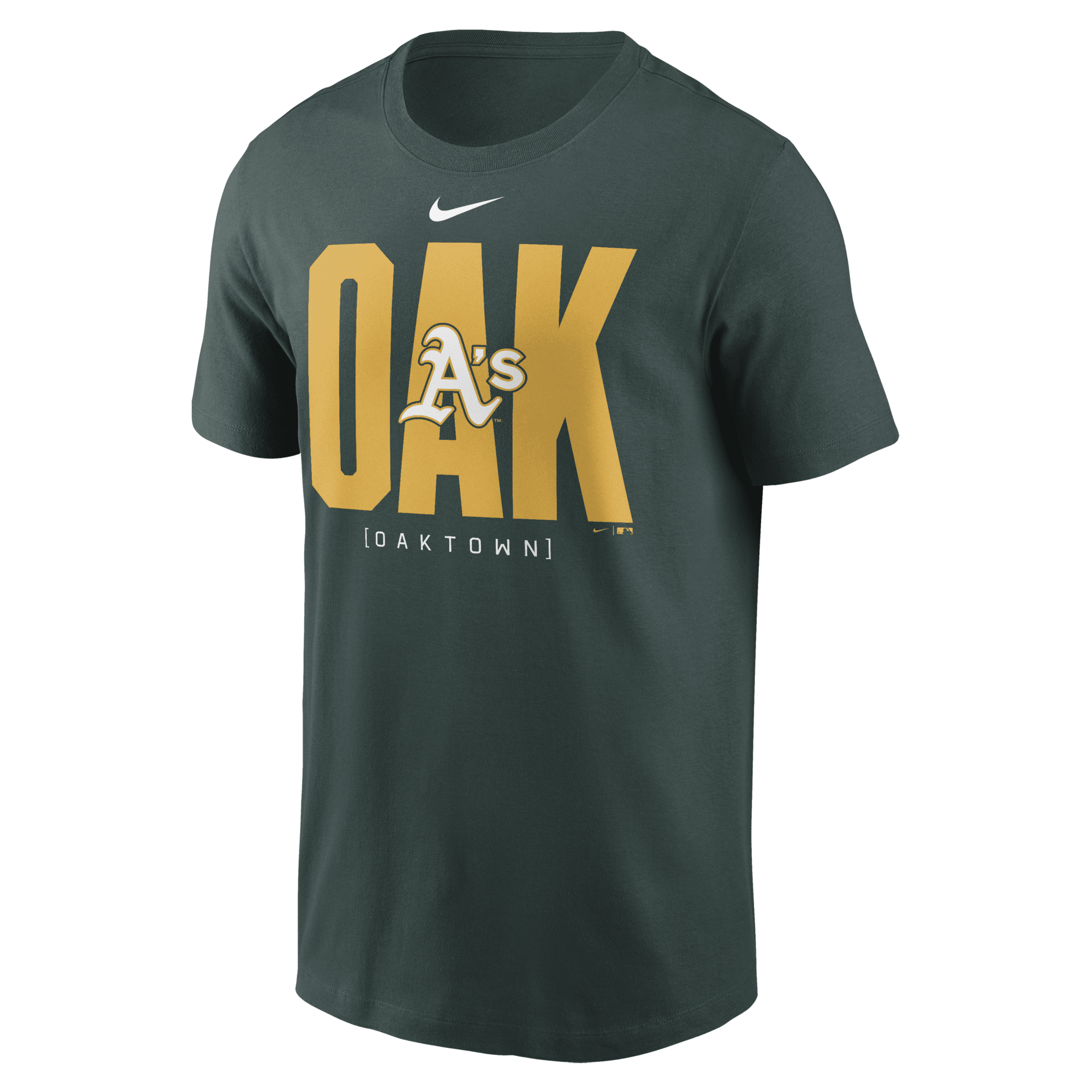 Nike Oakland Athletics Team Scoreboard  Men's Mlb T-shirt In Green
