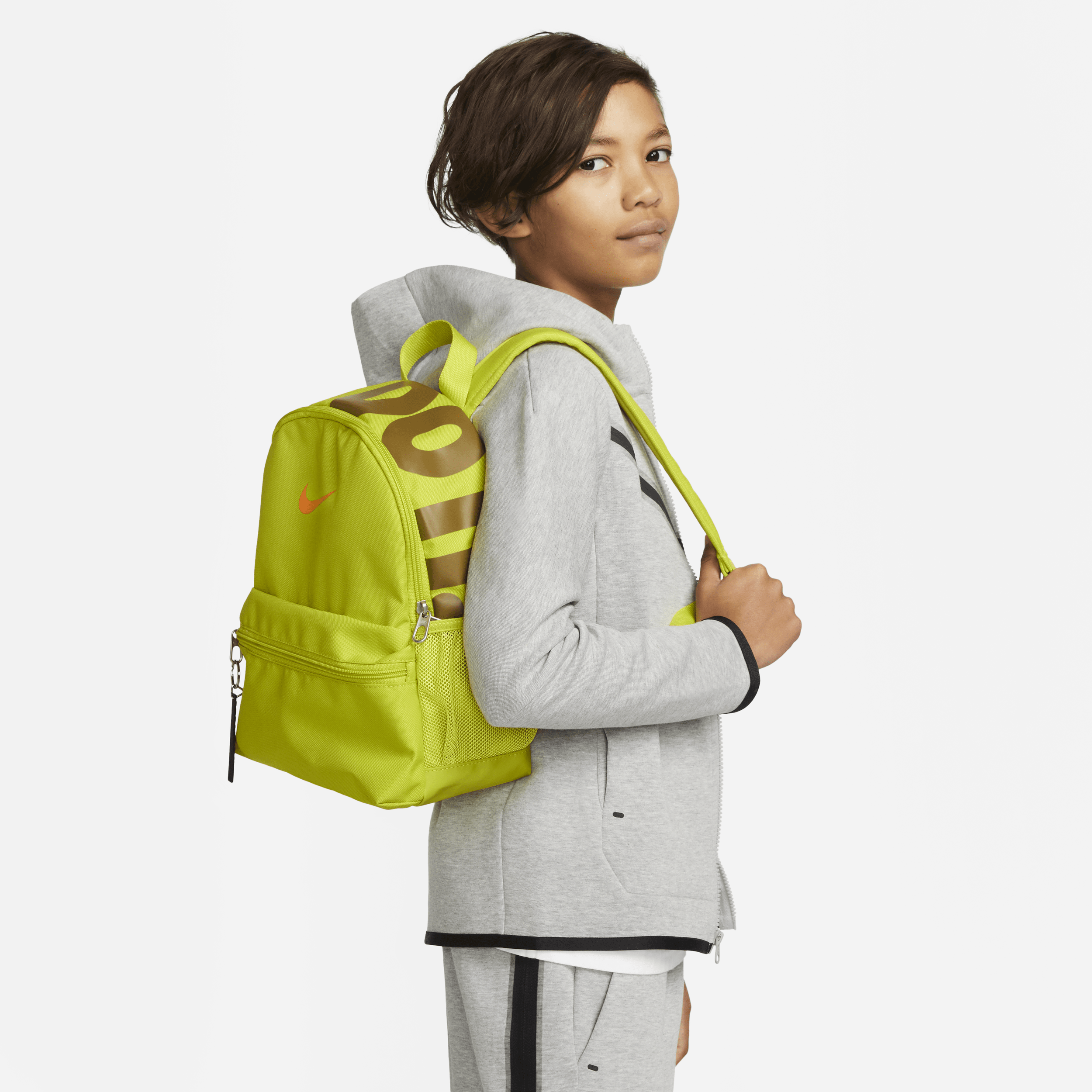 Nike Brasilia Jdi Kids' Mini Backpack (11l) In Green