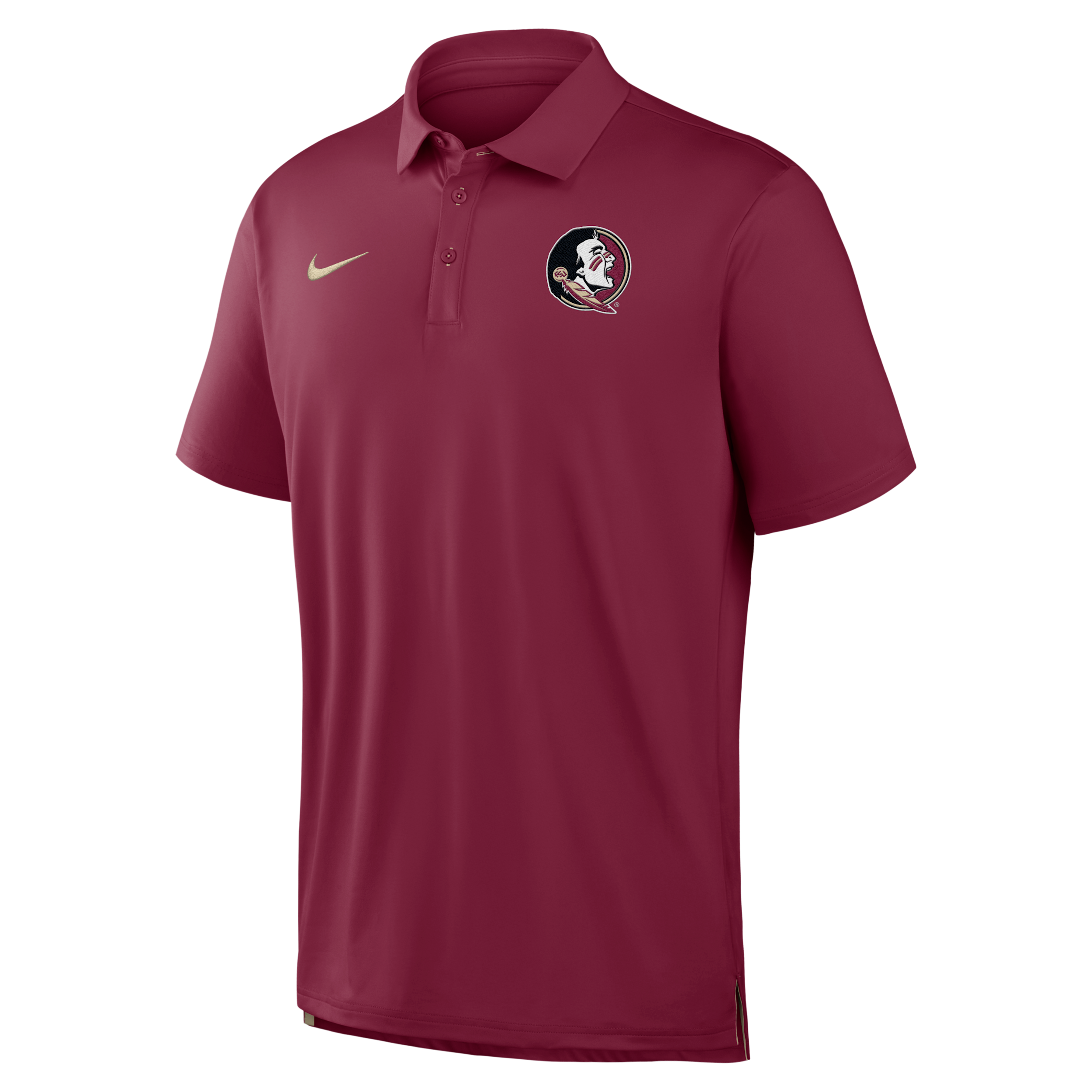 Nike Men's Florida State Seminoles 2026 Sideline Tour Dri-fit Polo Shirt - Garnet