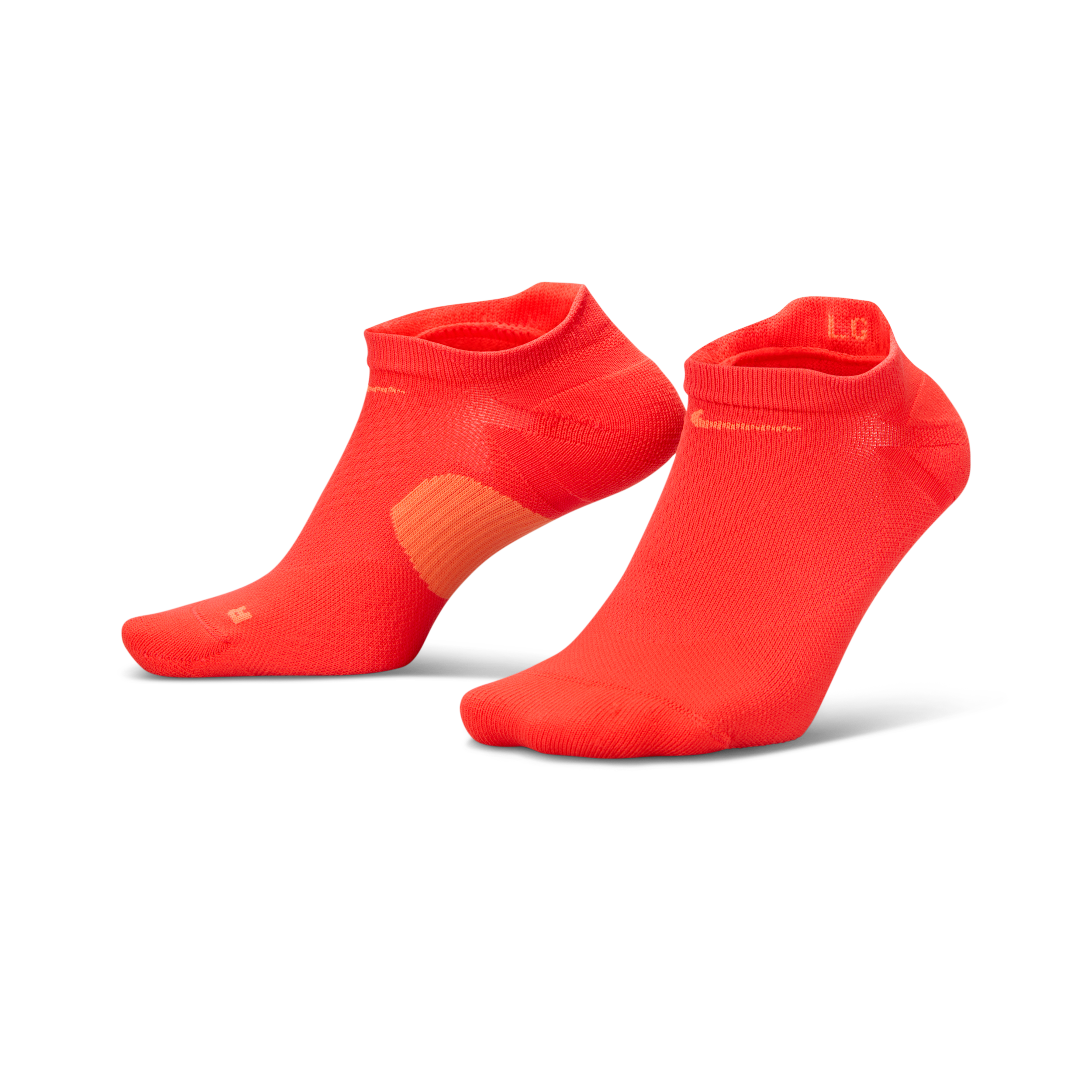 Nike Unisex Running Midweight No-Show Socks (1 Pair) in Red | HV6937-696