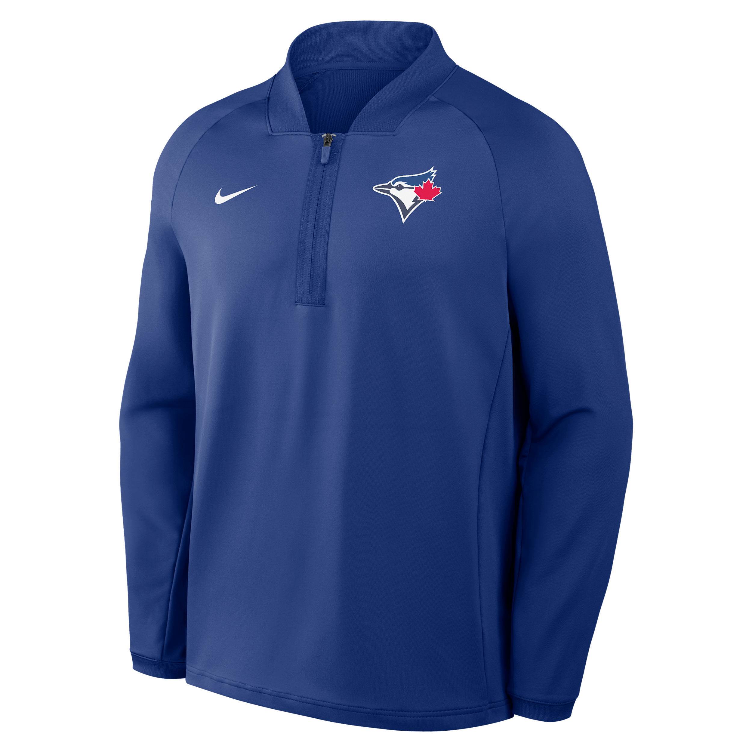 Toronto Blue Jays Authentic Collection Nike Men's Dri-FIT MLB 1/2-Zip Long-Sleeve Top in Blue | 04H94EWTOR-KRR