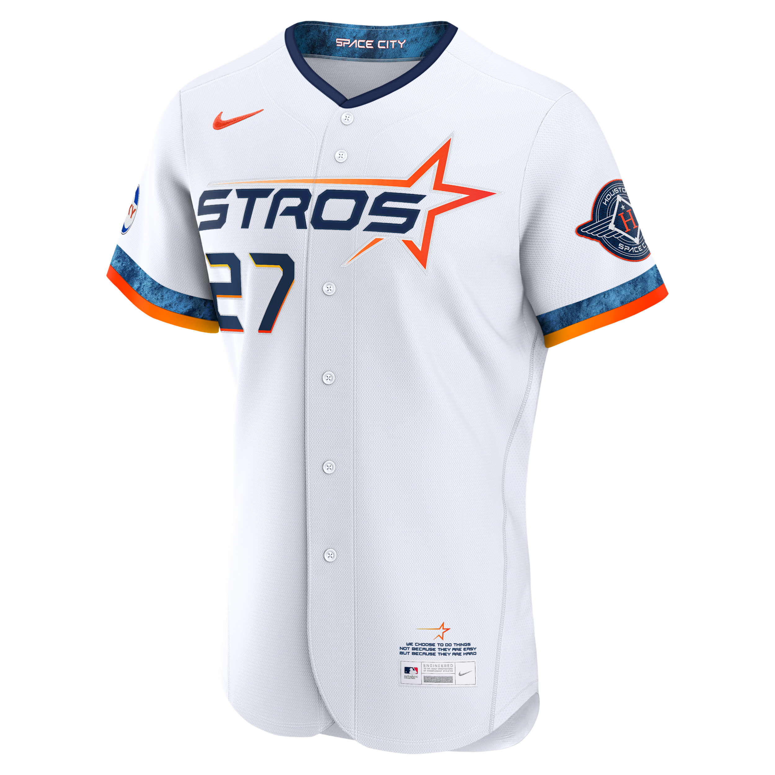 Jose Altuve Houston Astros City Connect Nike Men's MLB Authentic Jersey in White | 89000D9JHU9-XZX