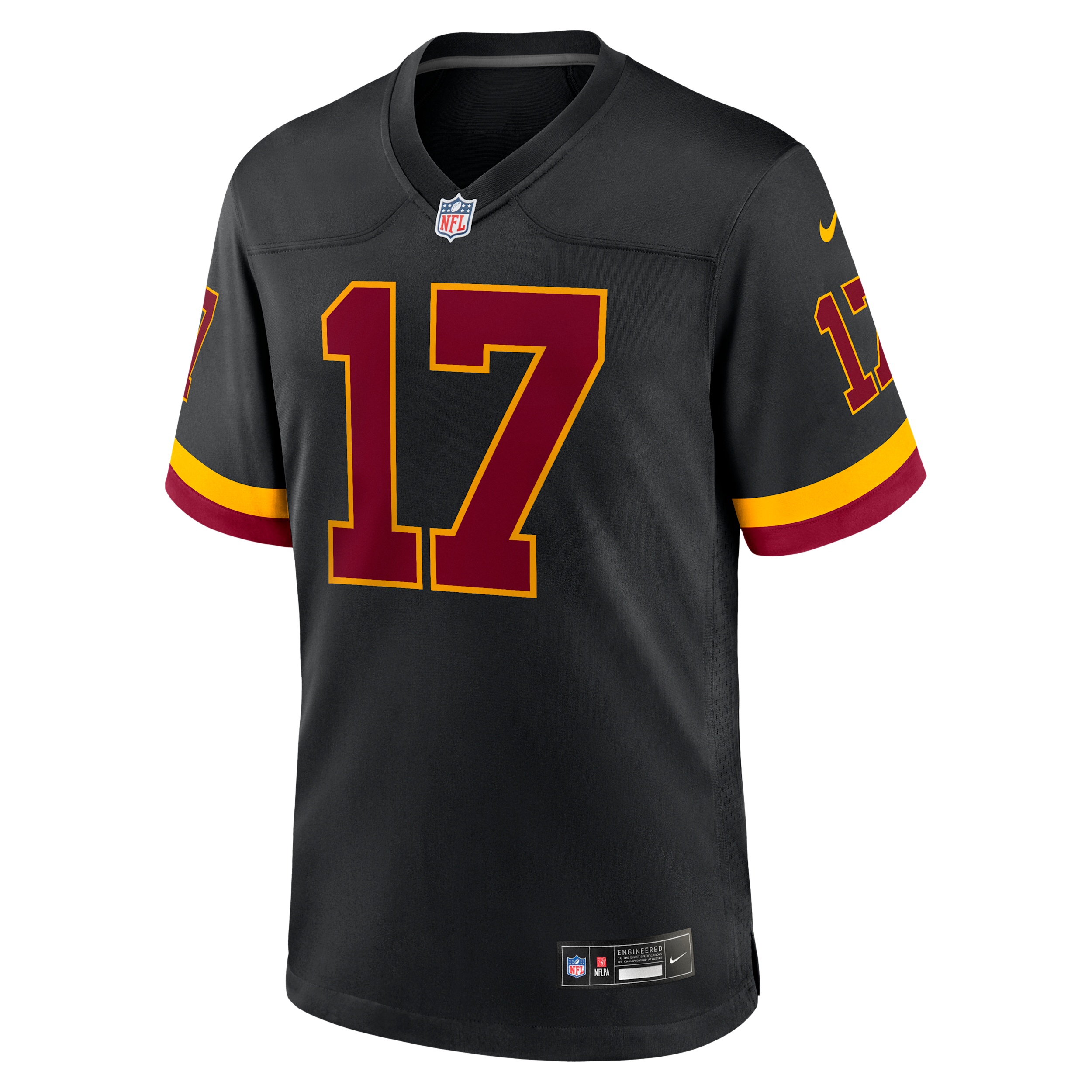 Nike Hail Raiser Men's Terry McLaurin Black Washington Commanders Alternate Game Jersey - Black