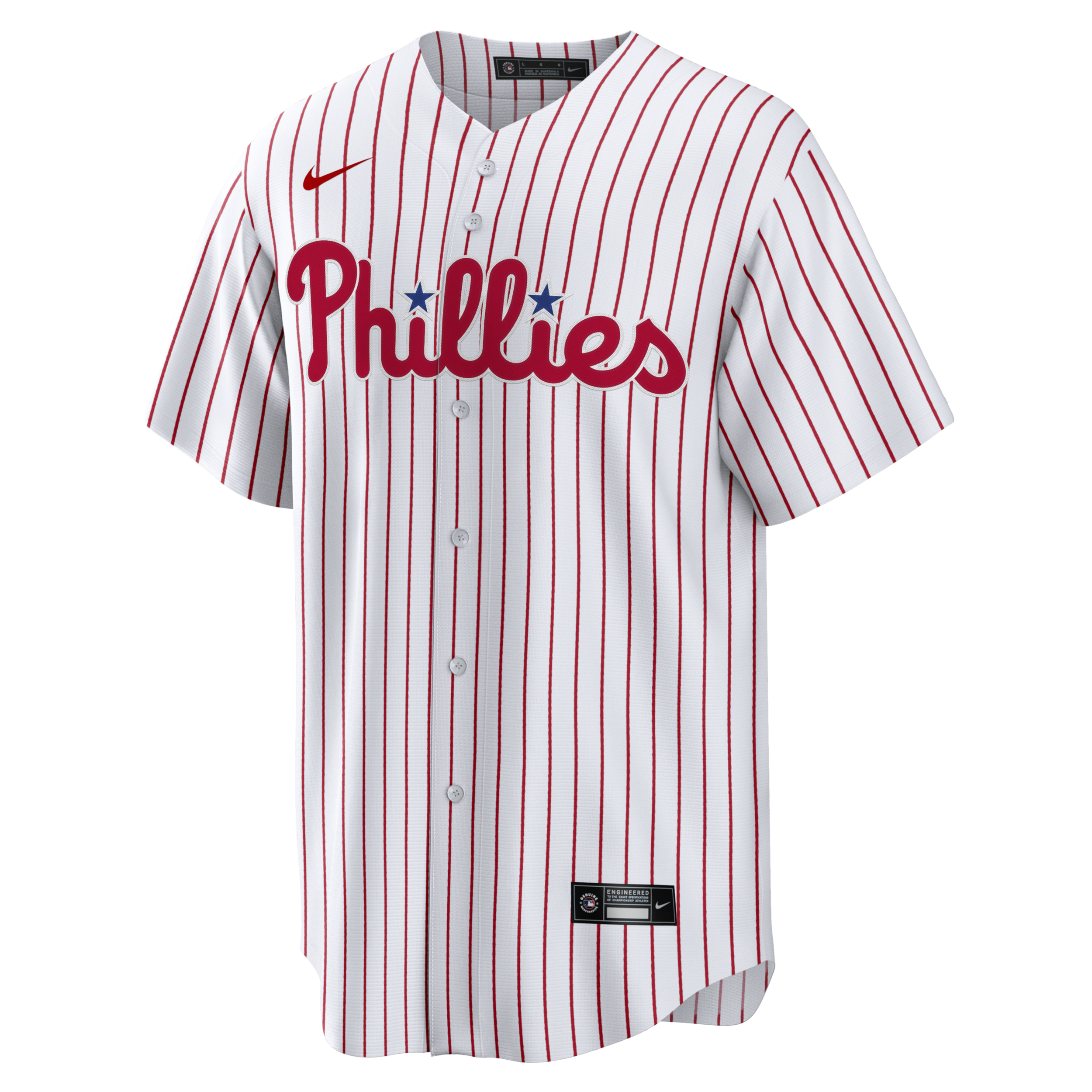 Nike Men's MLB Philadelphia Phillies (Trea Turner) Replica Baseball Jersey in White | T770PPSHPP7-1Z4