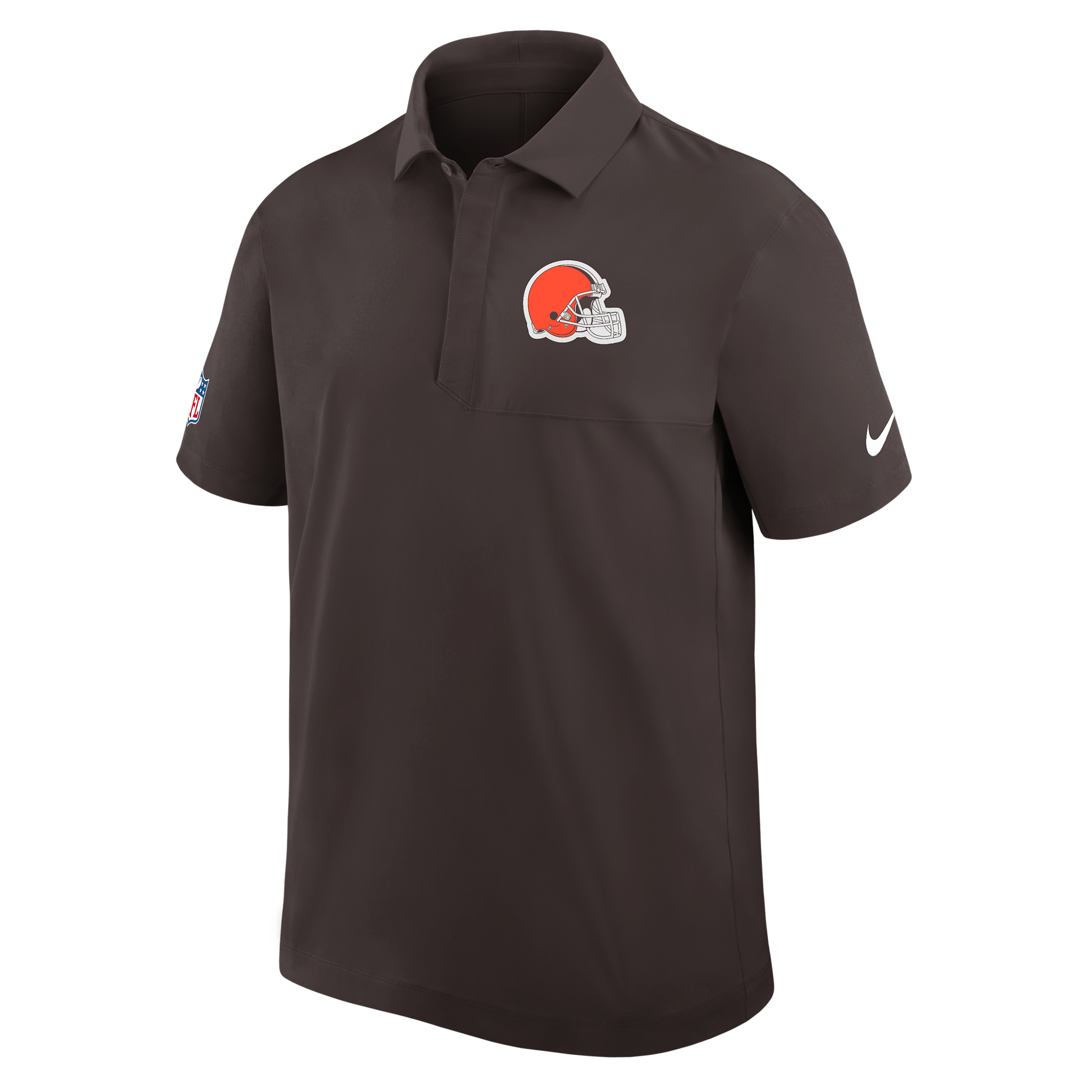 Nike Cleveland Browns City Pride Sideline  Men's Dri-fit Nfl Polo In Brown