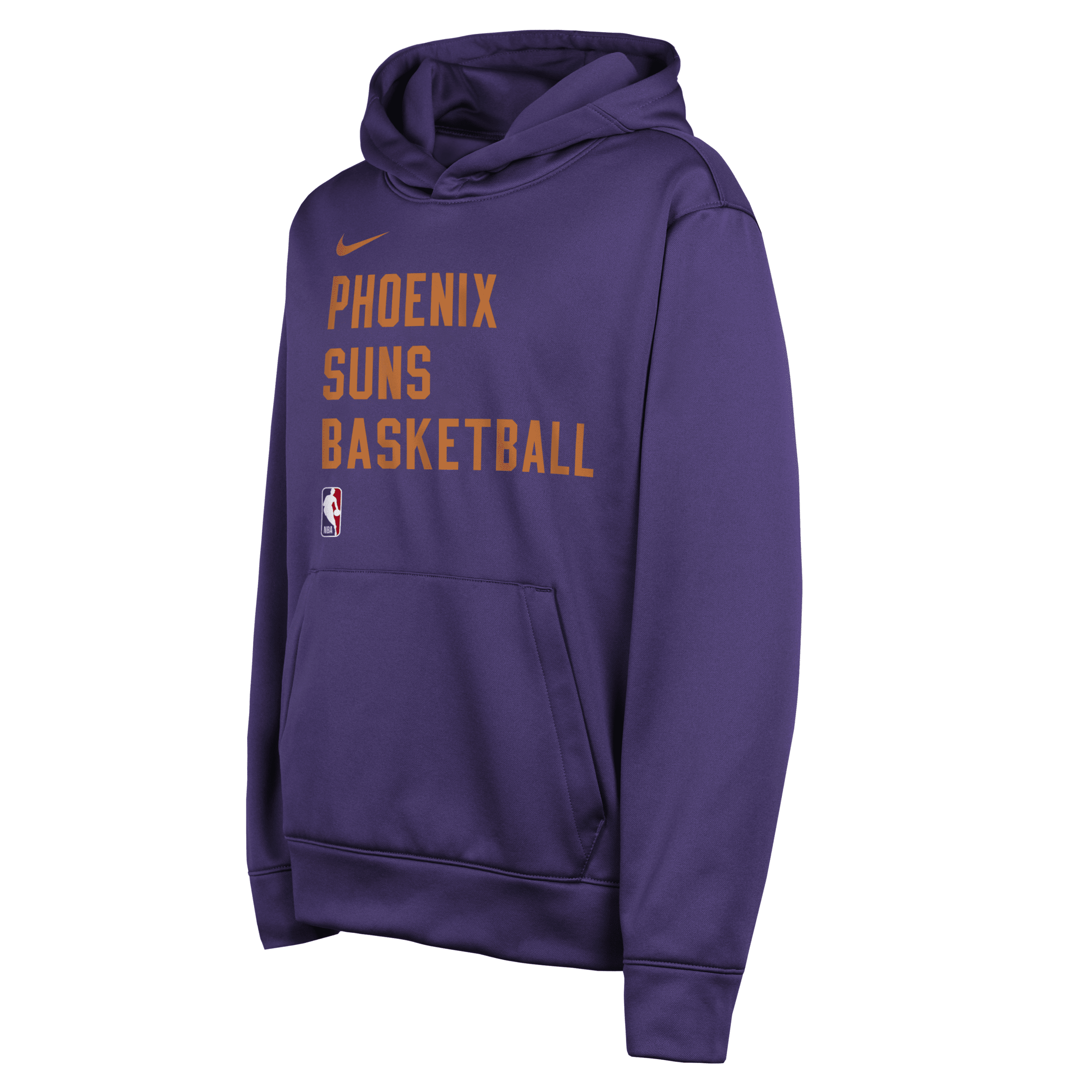 Shop Nike Phoenix Suns Big Kids'  Dri-fit Nba Pullover Hoodie In Purple