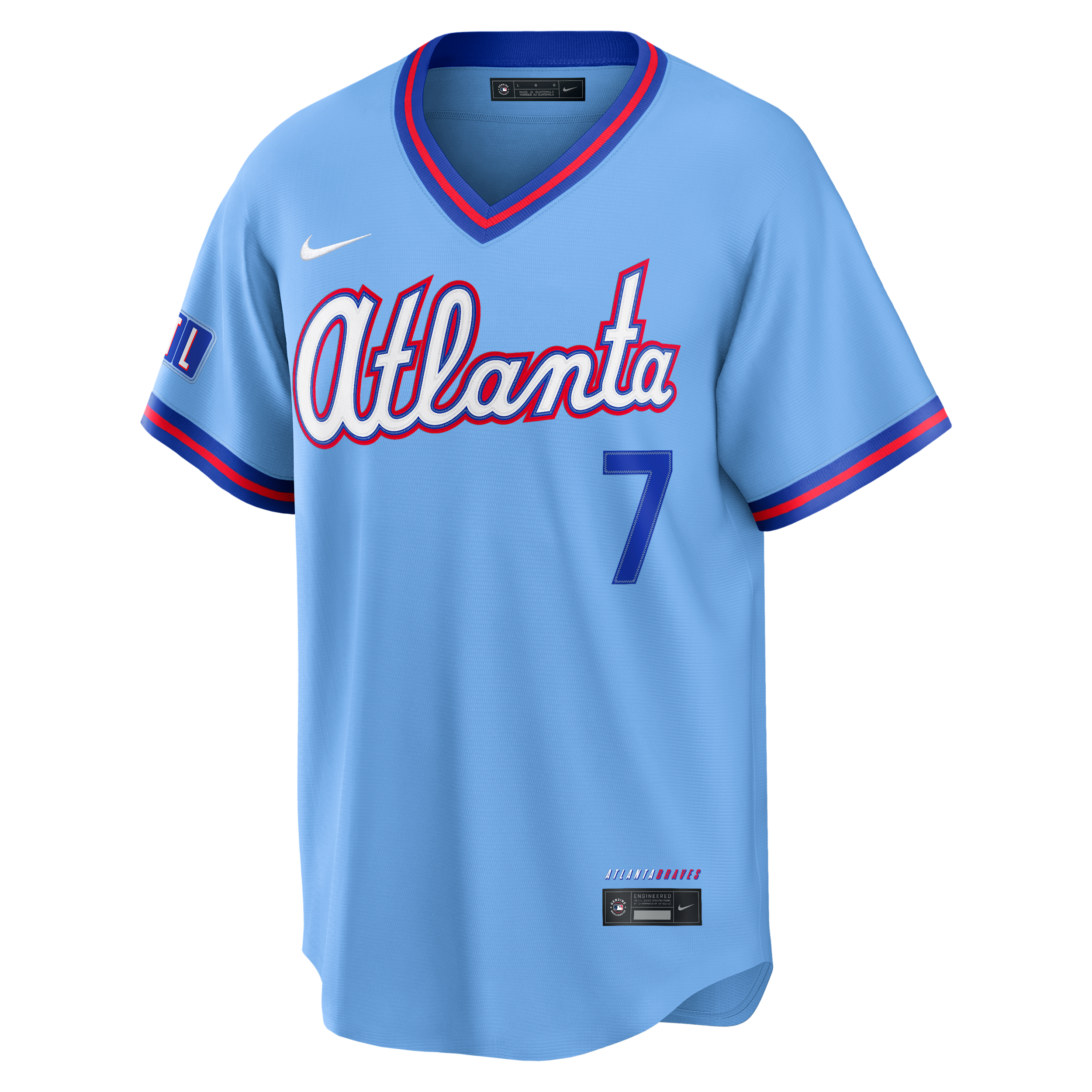 Ha-Seong Kim Atlanta Braves City Connect Nike Men's MLB Stadium Jersey in Blue | RE260H0LAW9-G51
