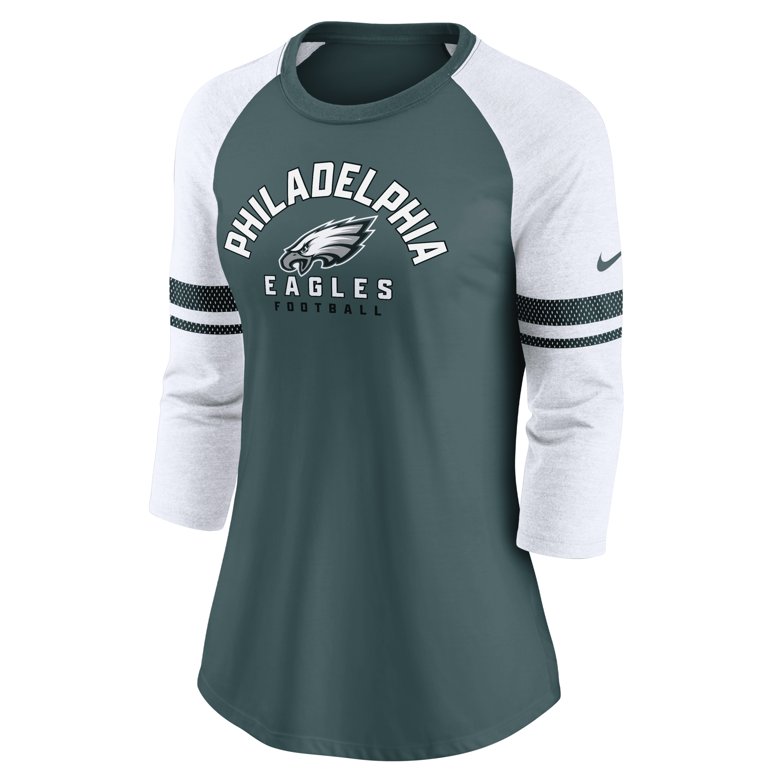 Philadelphia Eagles Fashion Nike Women's NFL Top in Green, Size: Small | 017O01VS86-06B