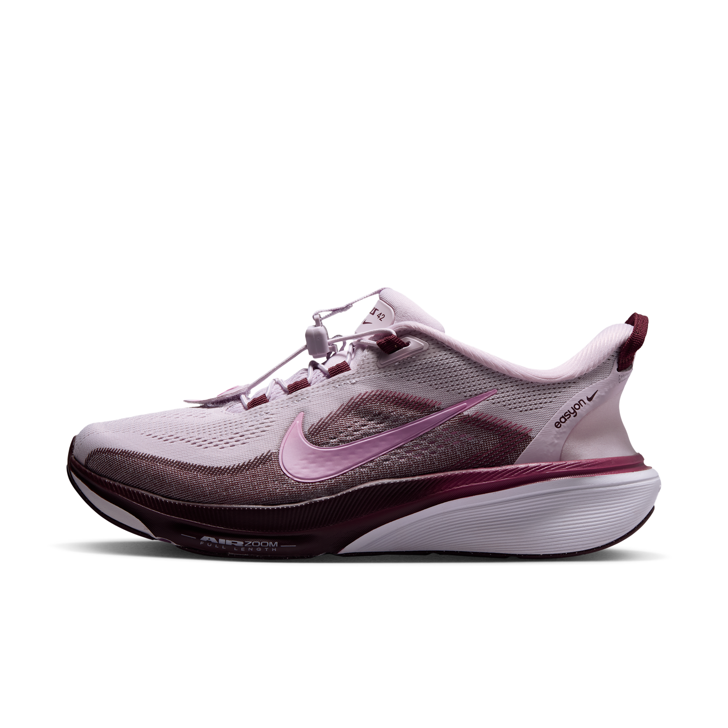 Nike Women's Pegasus 42 EasyOn Road Running Shoes in Purple | IH1850-500