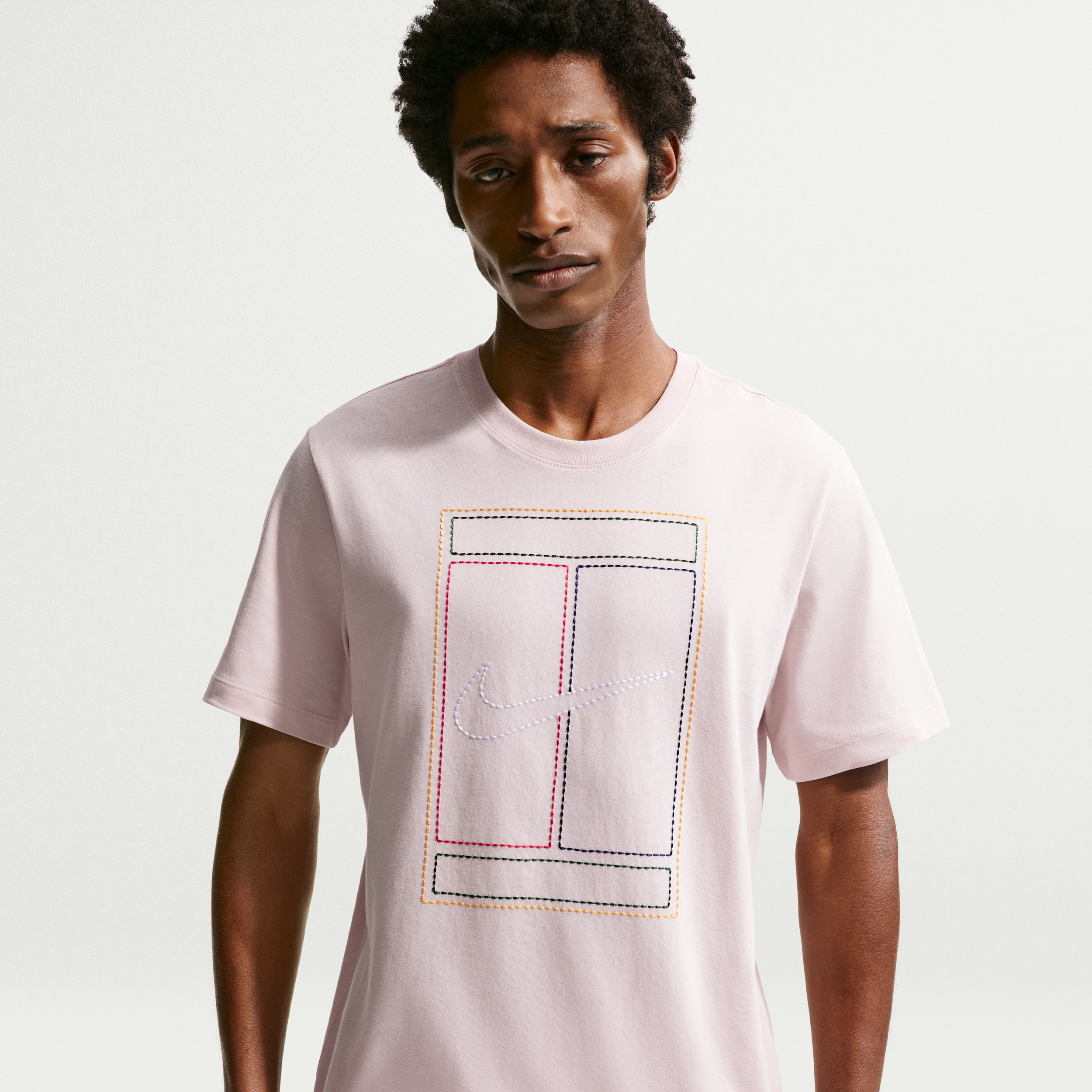 Nike Men's Court Heritage T-Shirt in Pink | IH2085-667