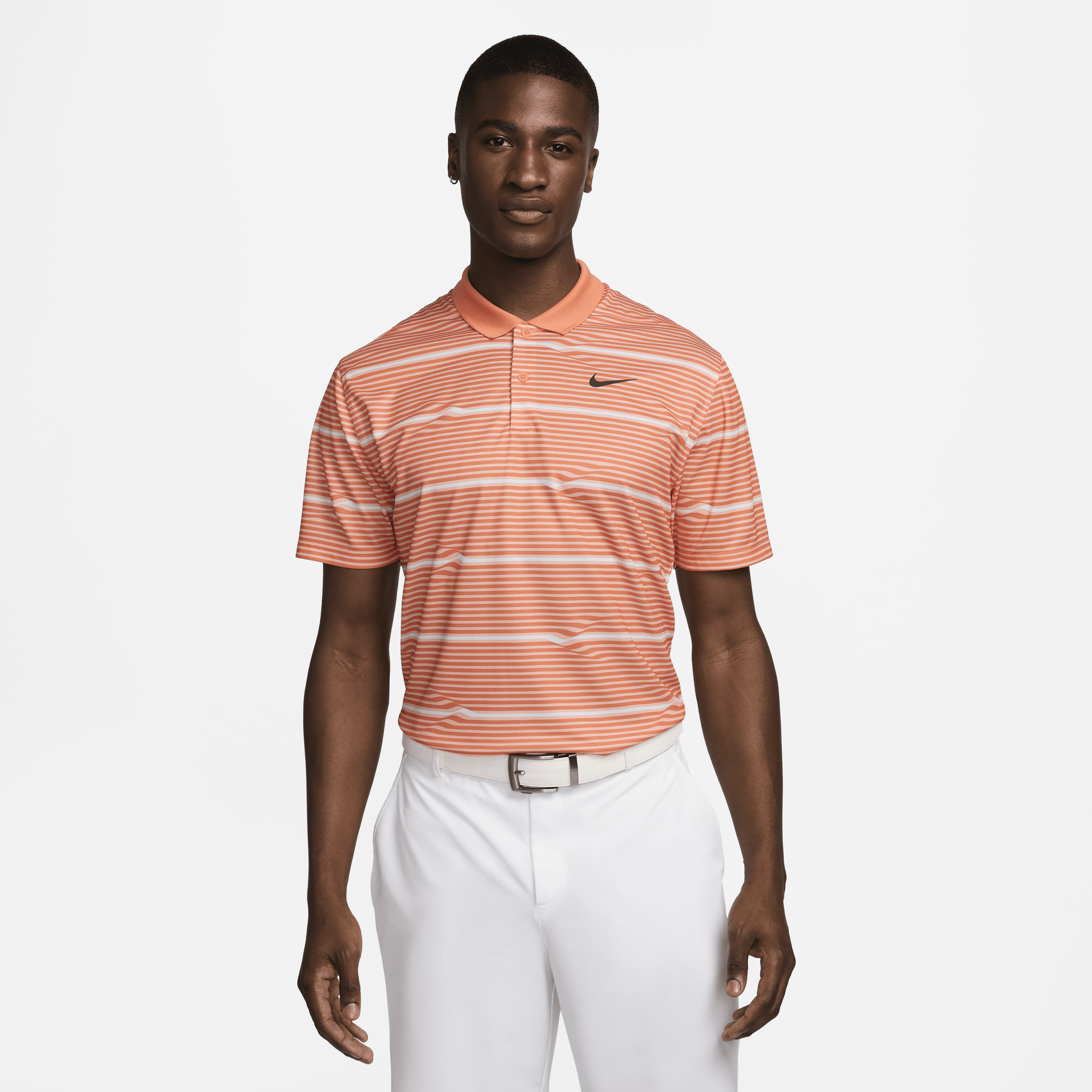 Shop Nike Men's Victory Dri-fit Golf Polo In Orange