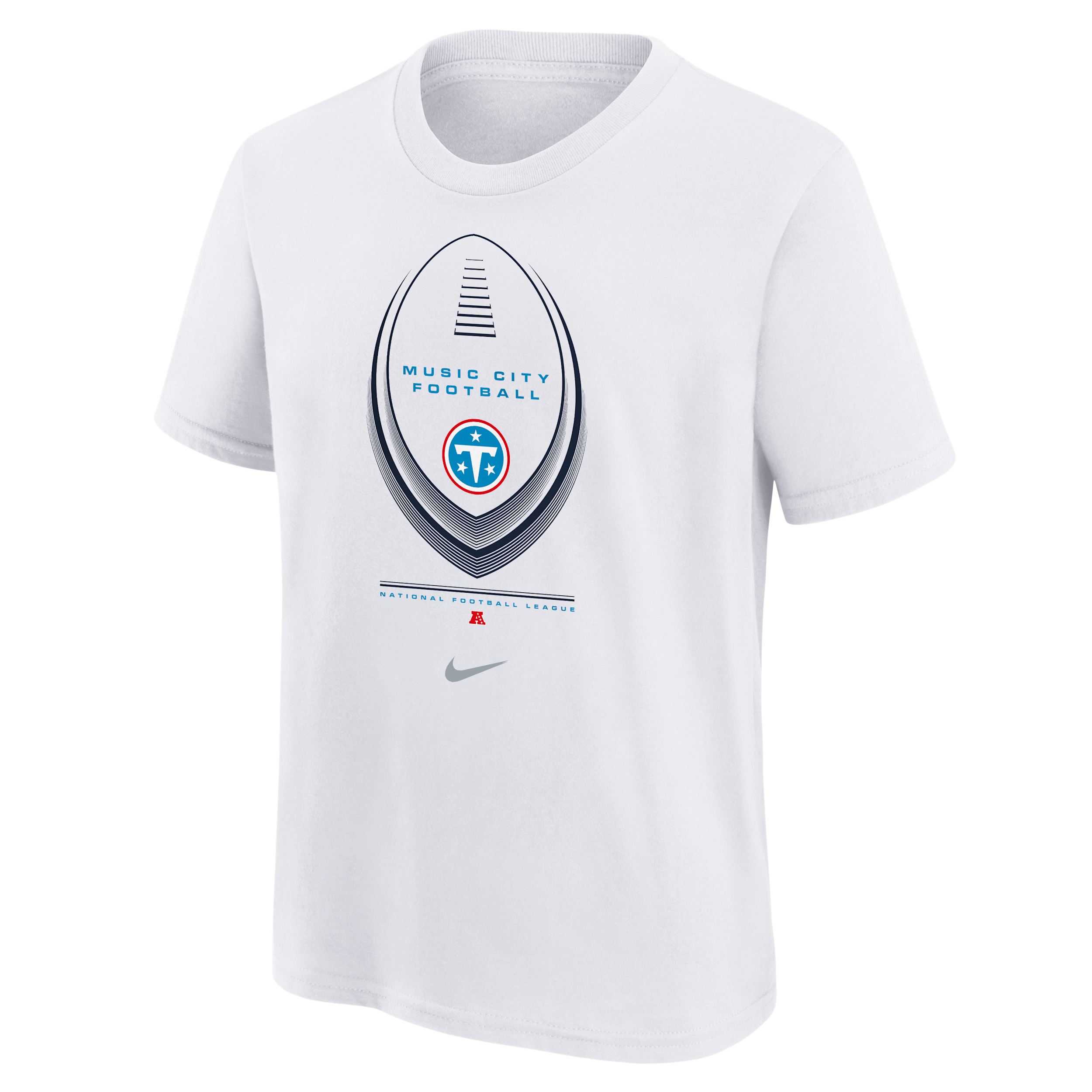 Tennessee Titans Legend Icon Big Kids' Nike Dri-FIT NFL T-Shirt in White | Z1B7NFQFTTN-NGX
