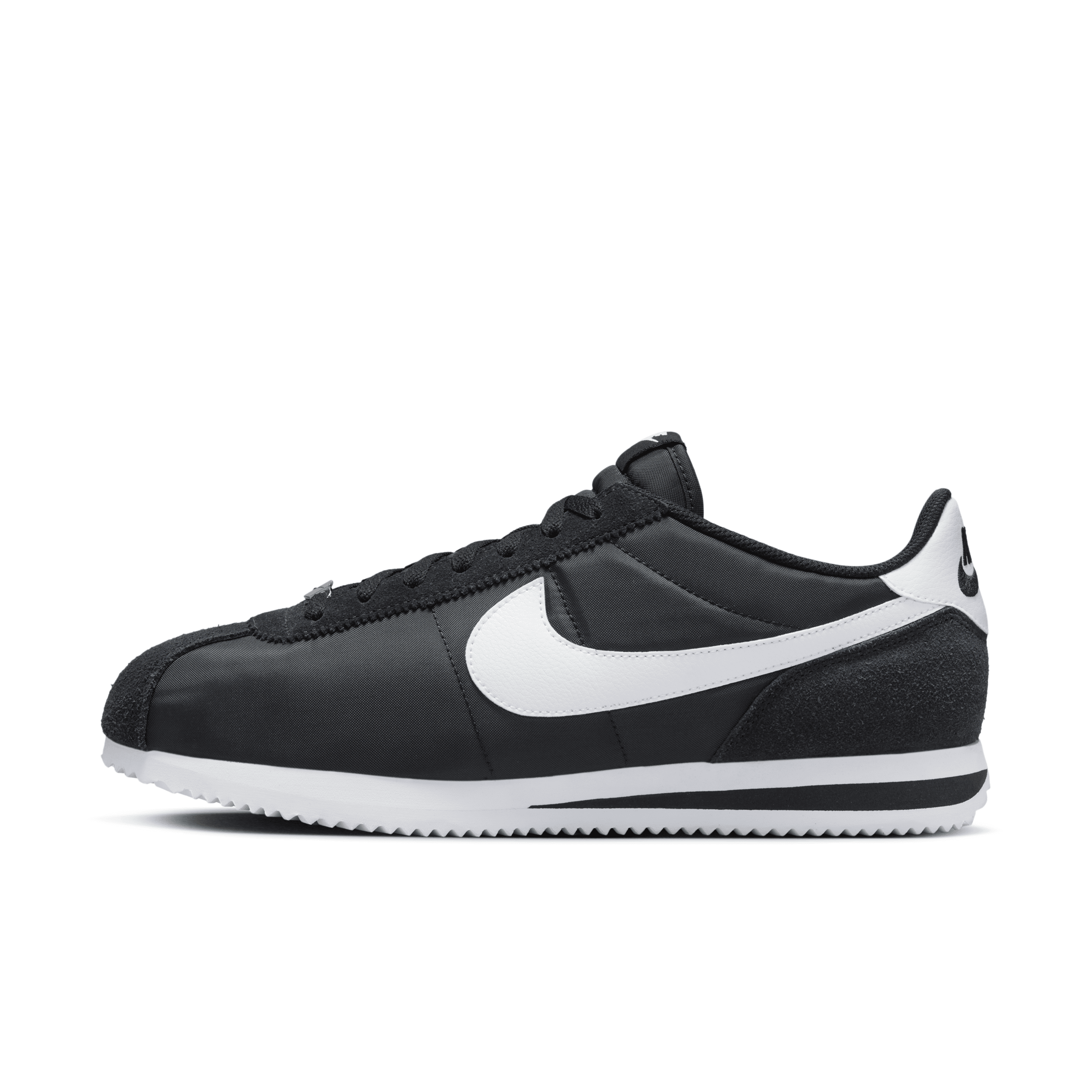 Nike Men's Cortez Textile Shoes In Black