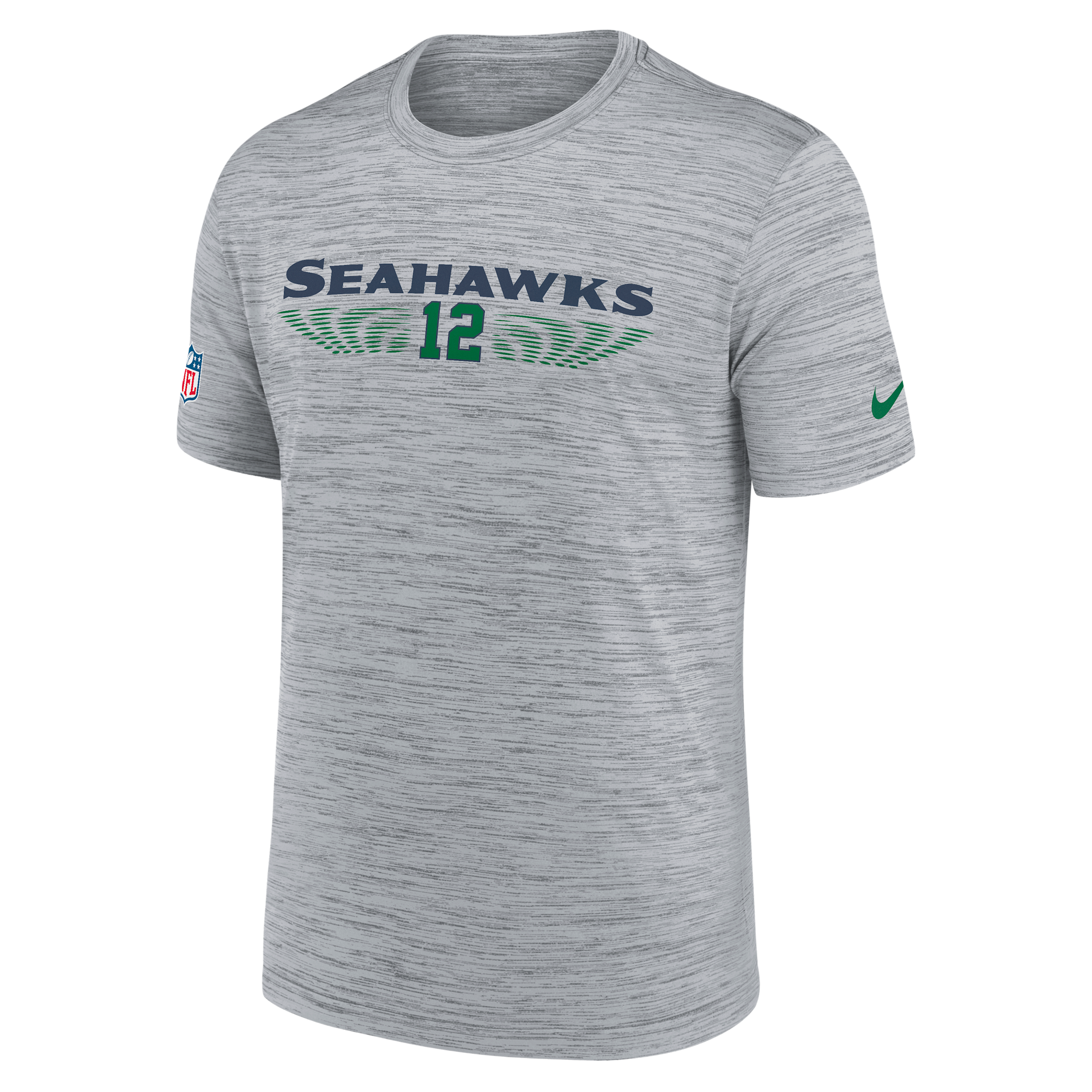 Nike Seattle Seahawks Rivalries Collection Sideline Velocity  Men's Dri-fit Nfl T-shirt In Gray
