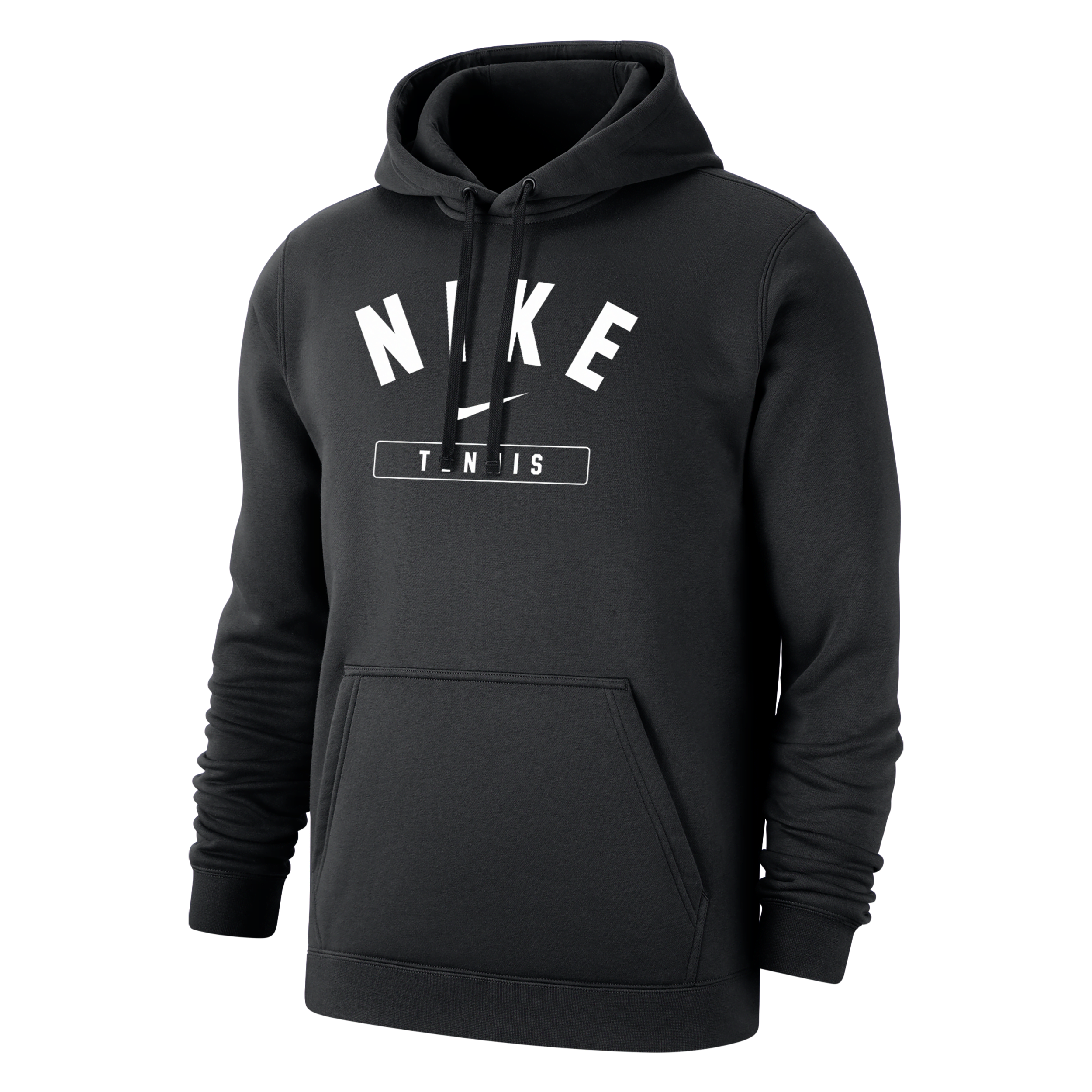 Nike Men's Tennis Pullover Hoodie In Black