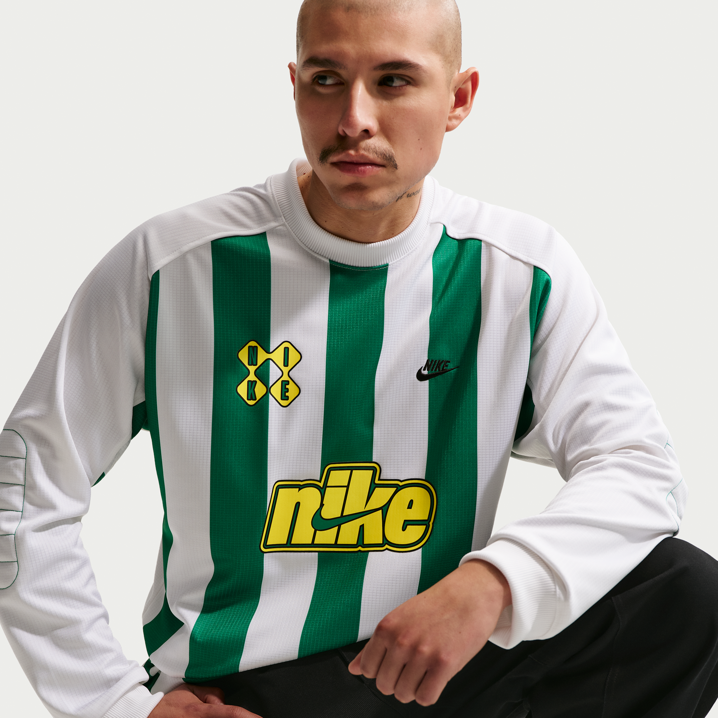 Nike Men's Club Home Goalie Long Sleeve Soccer Shirt, Large, Malachite