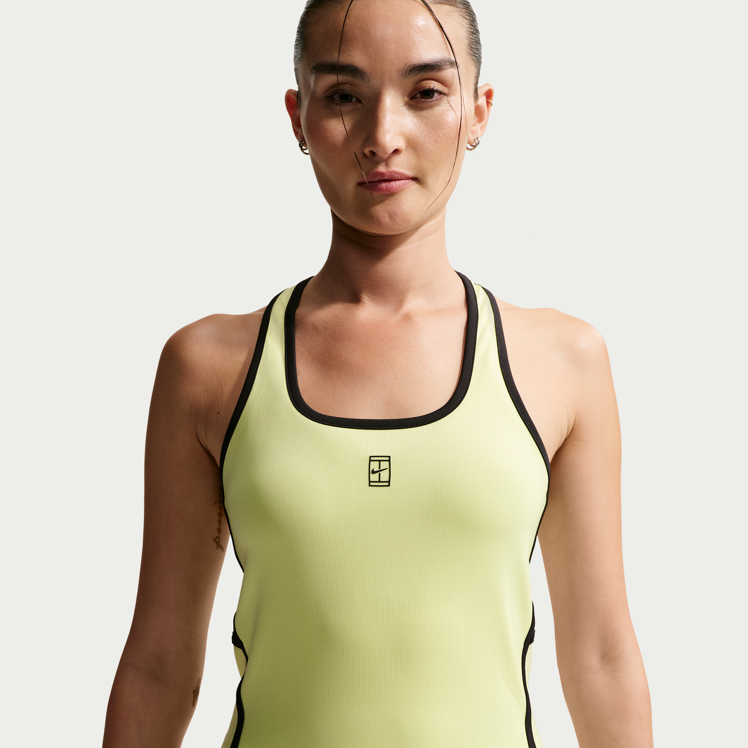 Nike Women's Advantage Dri-FIT Tennis Tank Top in Yellow | II3606-736