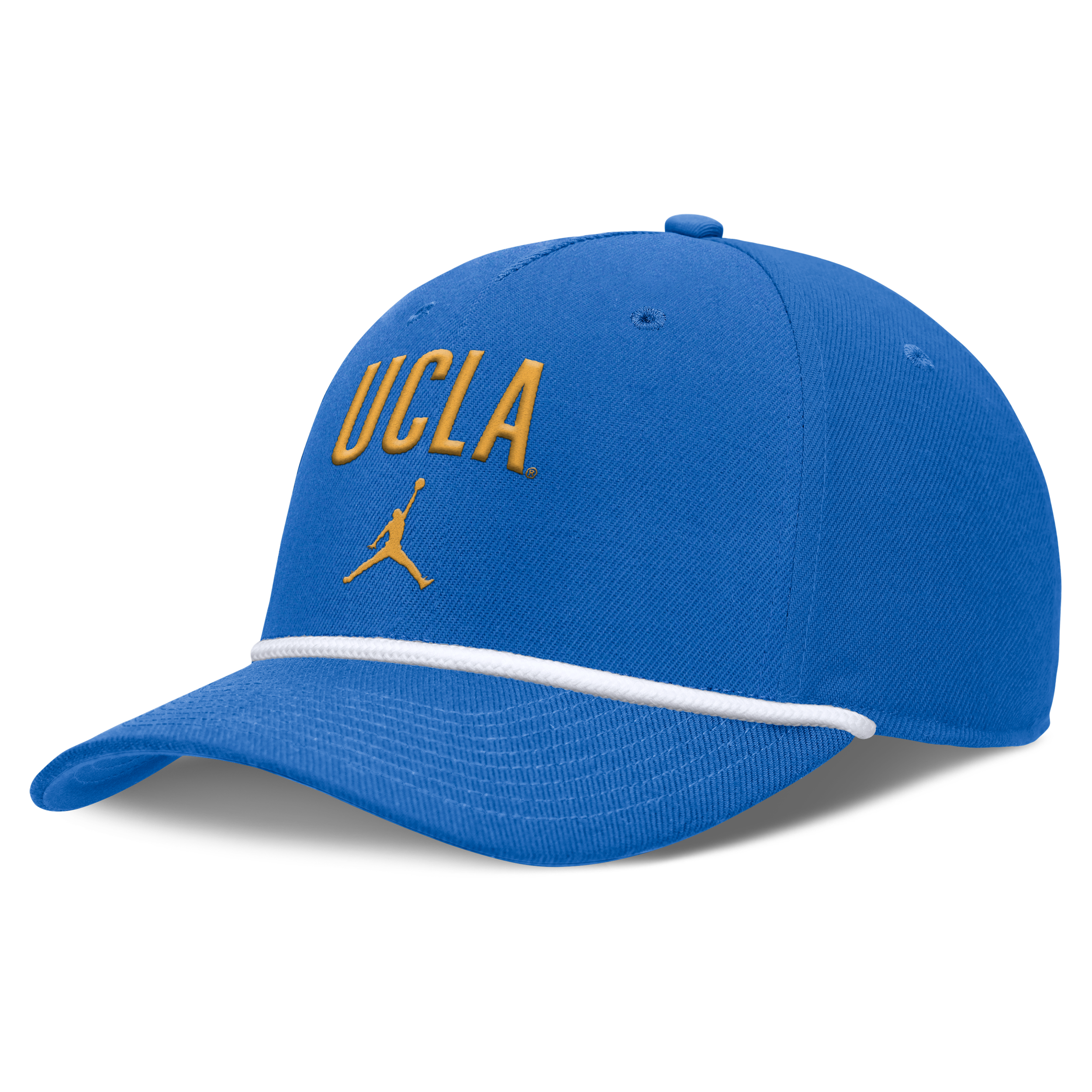 Nike Men's UCLA Primetime Rise Campus Jordan Brand College Adjustable Hat in Blue | JC9644UUCL-SJM
