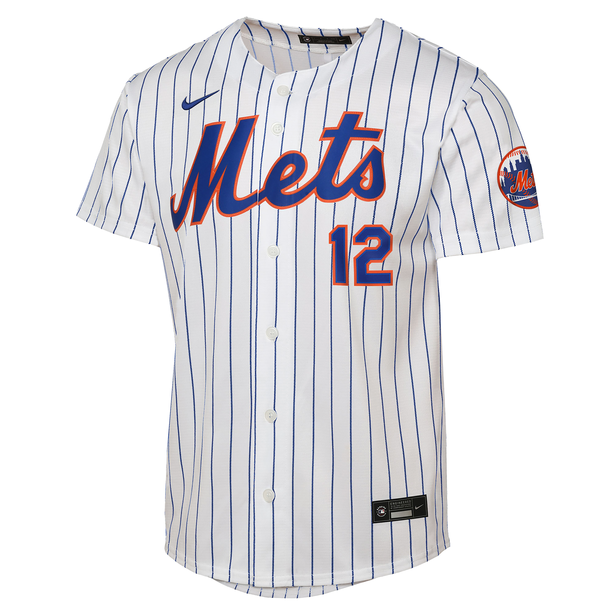 Nike Big Boys and Girls Francisco Lindor White New York Mets Home Stadium Player Jersey - White