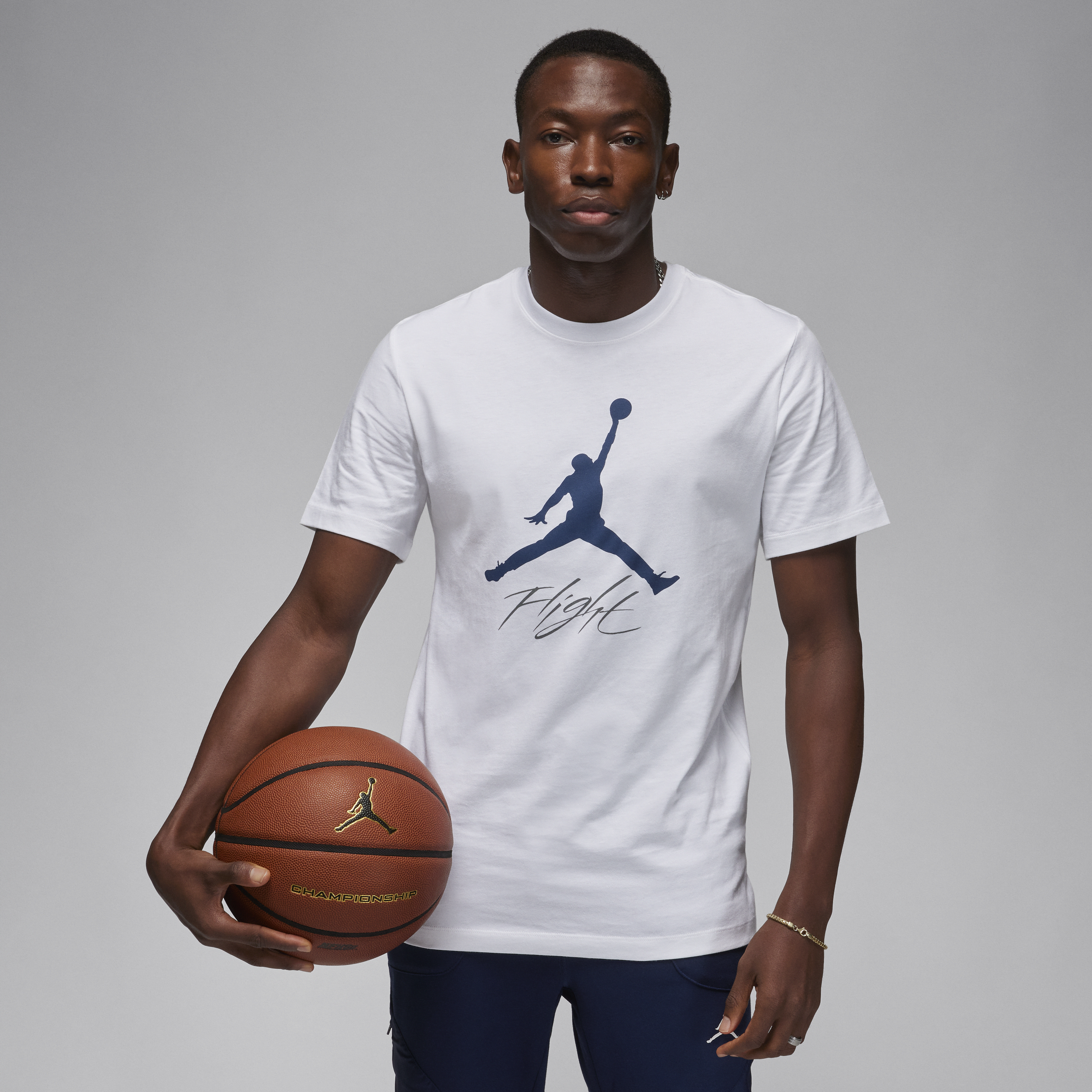 Jordan Men's  Jumpman Flight T-shirt In White