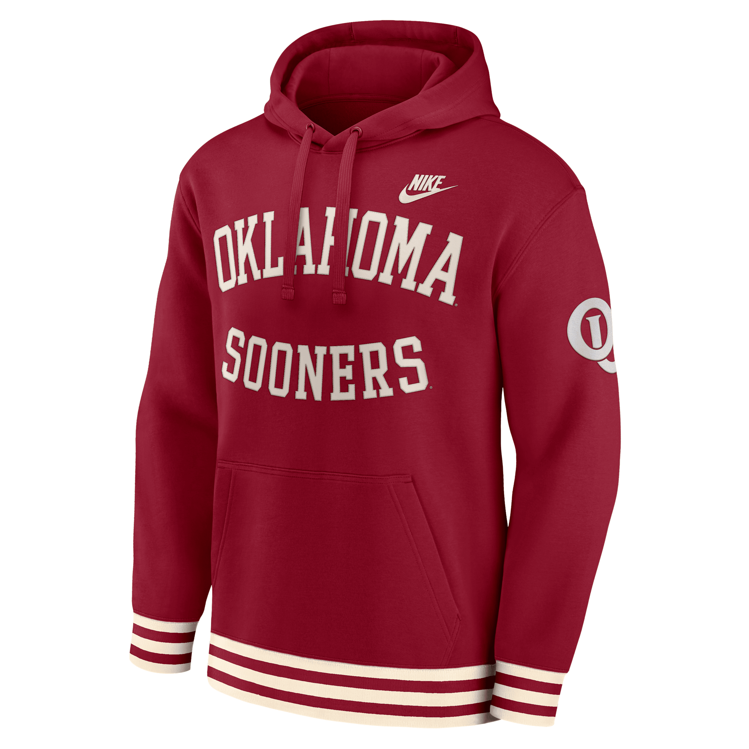 Nike Oklahoma Sooners Legacy Retro Menâs Men's College Pullover Hoodie In Red