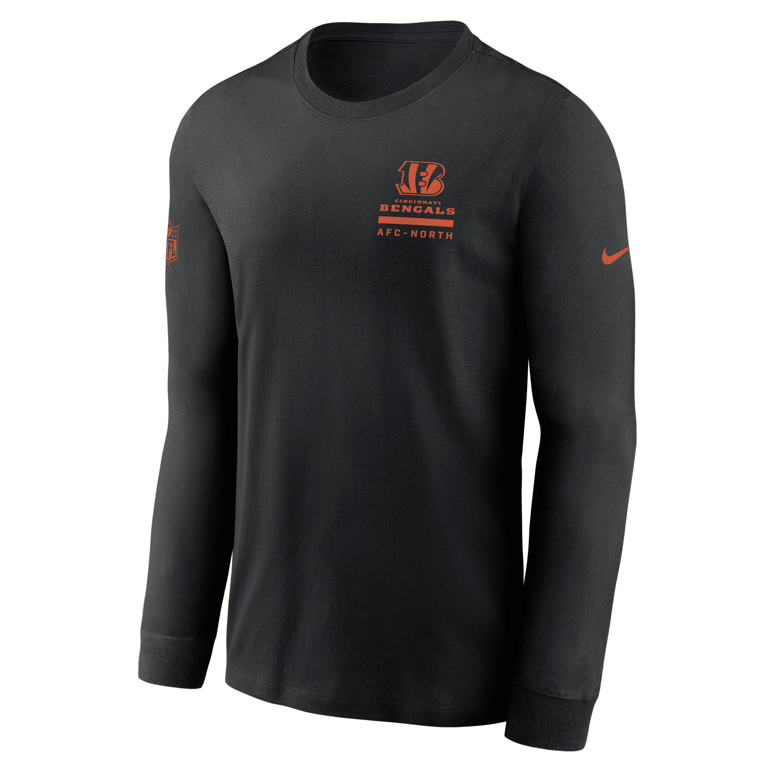 Nike Cincinnati Bengals Sideline Team Issue  Men's Dri-fit Nfl Long-sleeve T-shirt In Burgundy