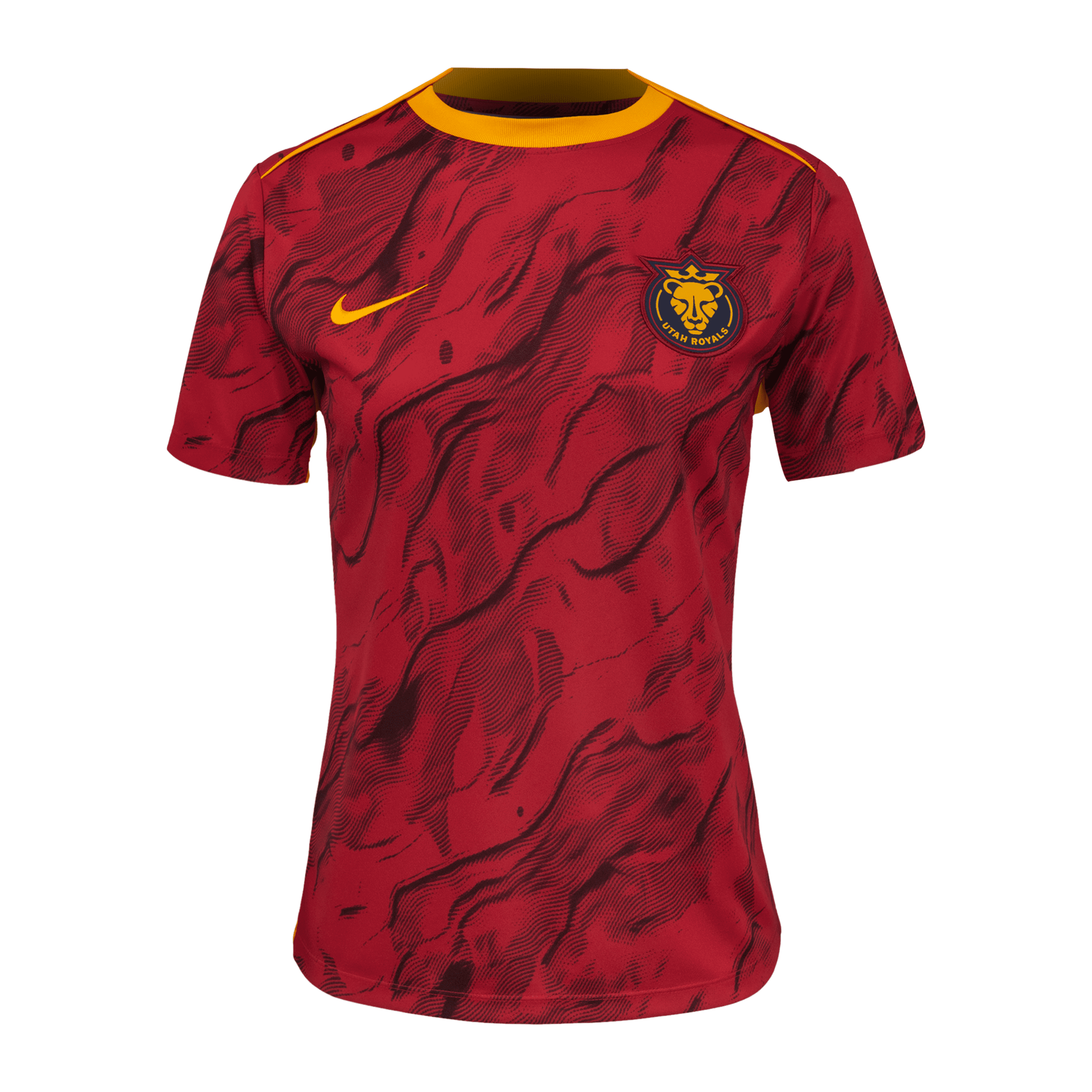 Nike Utah Royals Fc 2025  Women's Nwsl Short-sleeve Pre-match Top In Red