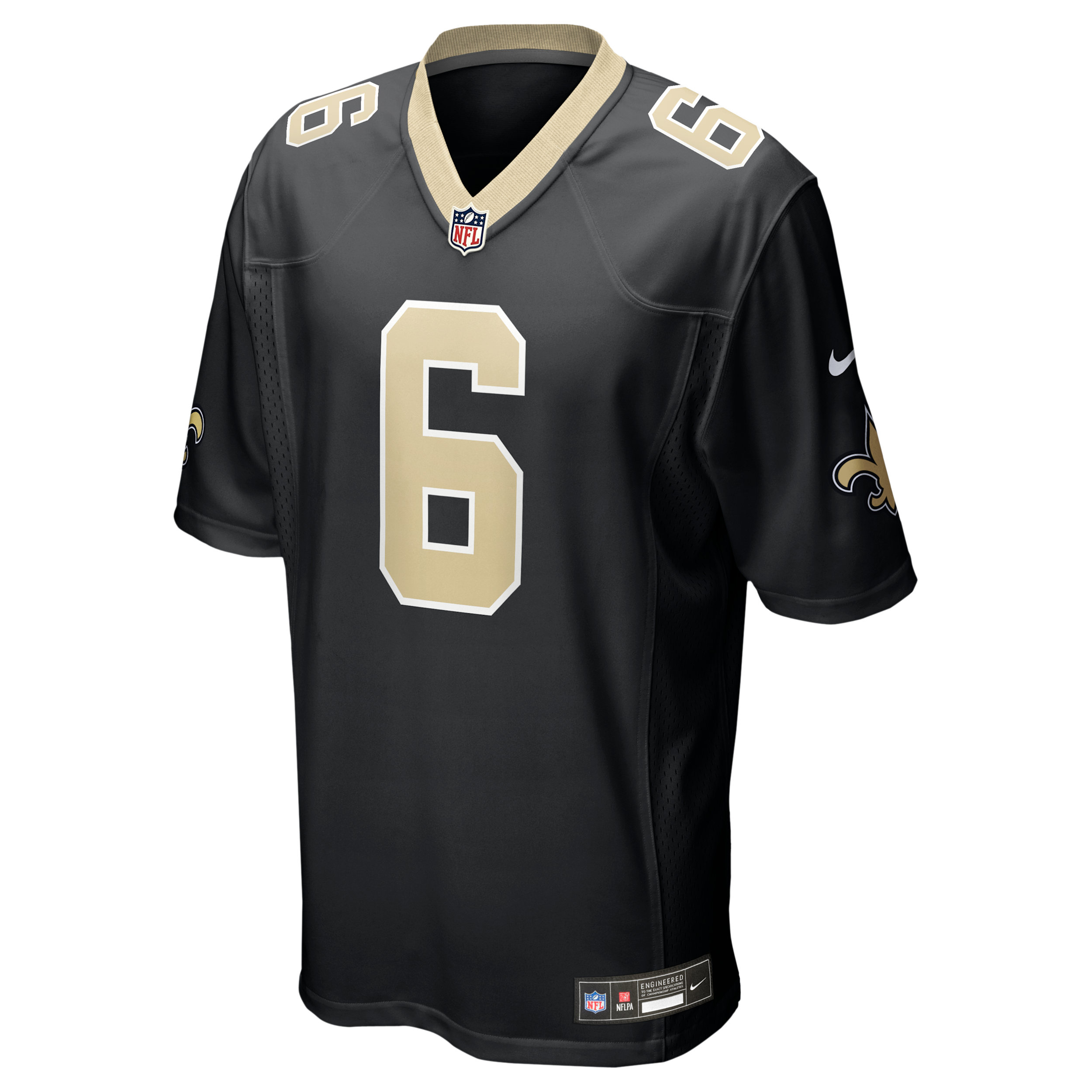 Tyler Shough New Orleans Saints Nike Men's NFL Game Jersey in Black | 67NMNSGH7WF-93A
