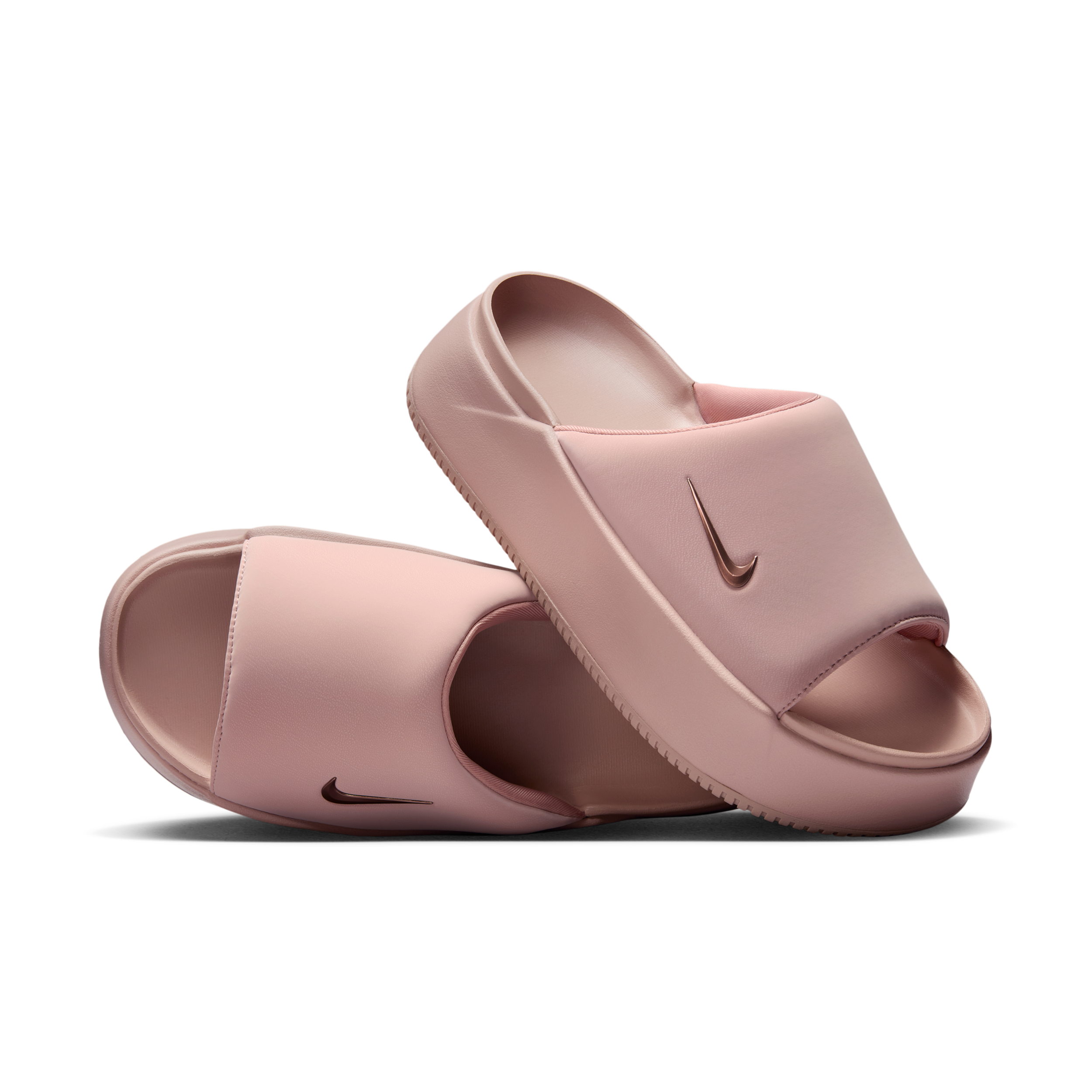 Nike Women's Calm Elevation Slides In Pink