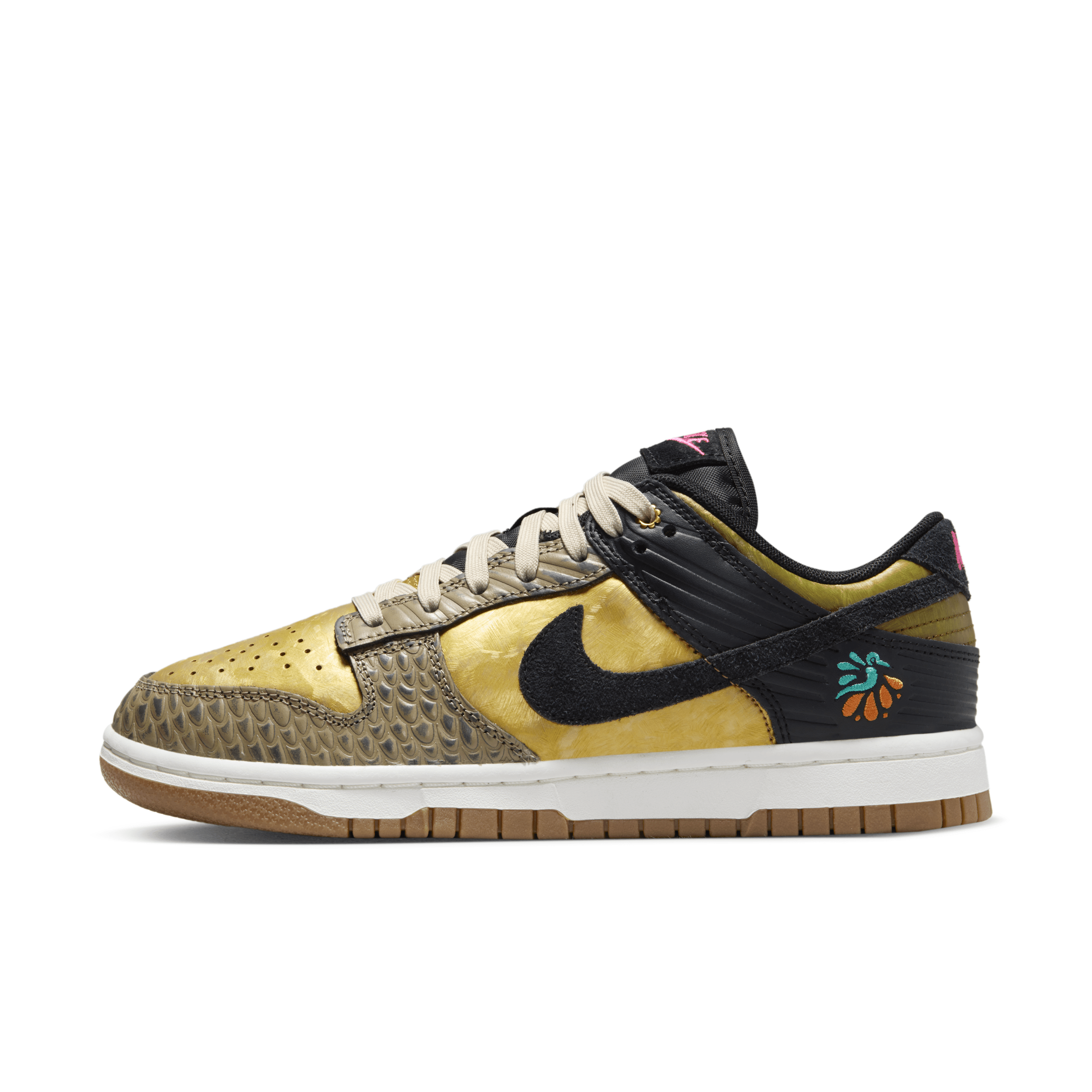 Nike Dunk Low Premium Basketball Sneaker In Black