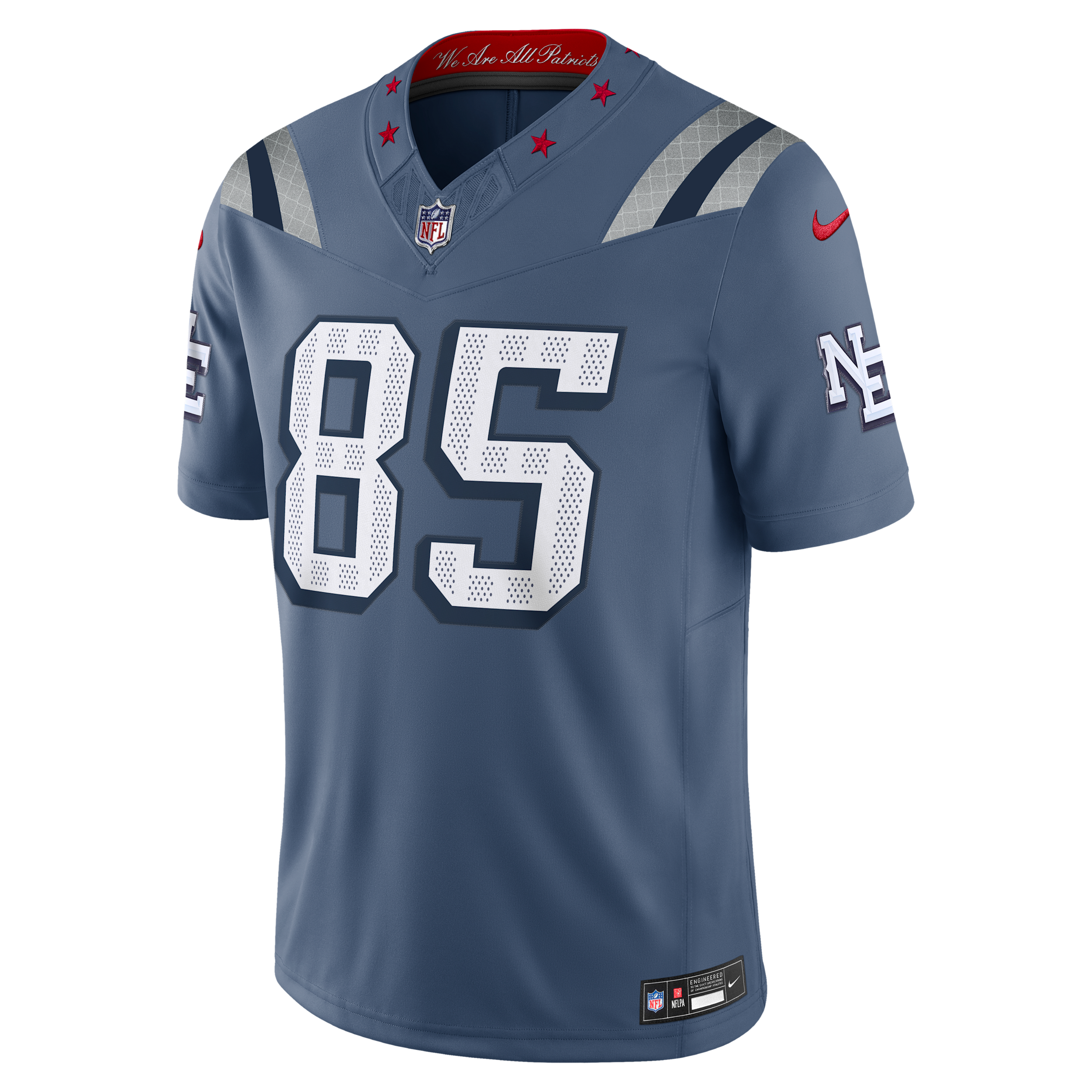 Nike Hunter Henry New England Patriots Rivalries Collection  Men's Dri-fit Nfl Limited Jersey In Gray
