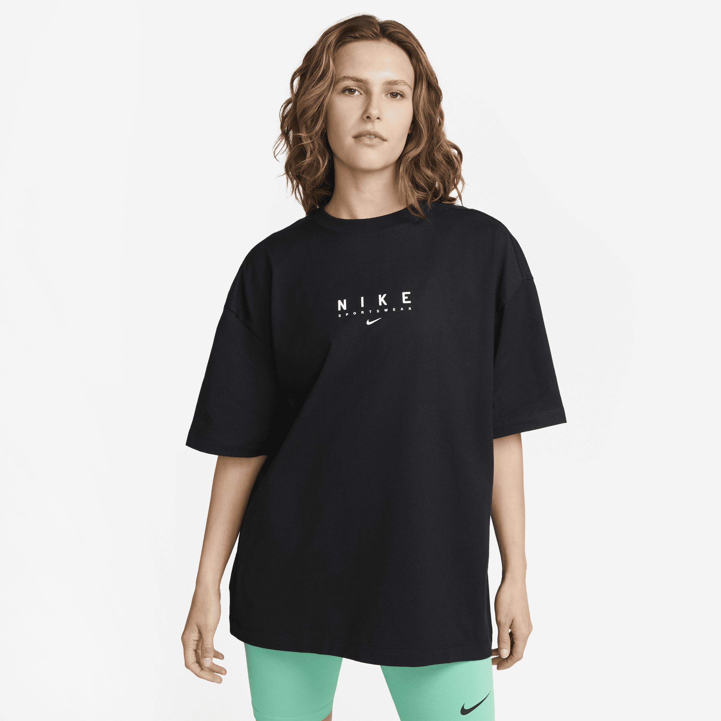 Nike Women's  Sportswear Essential Oversized T-shirt In Black