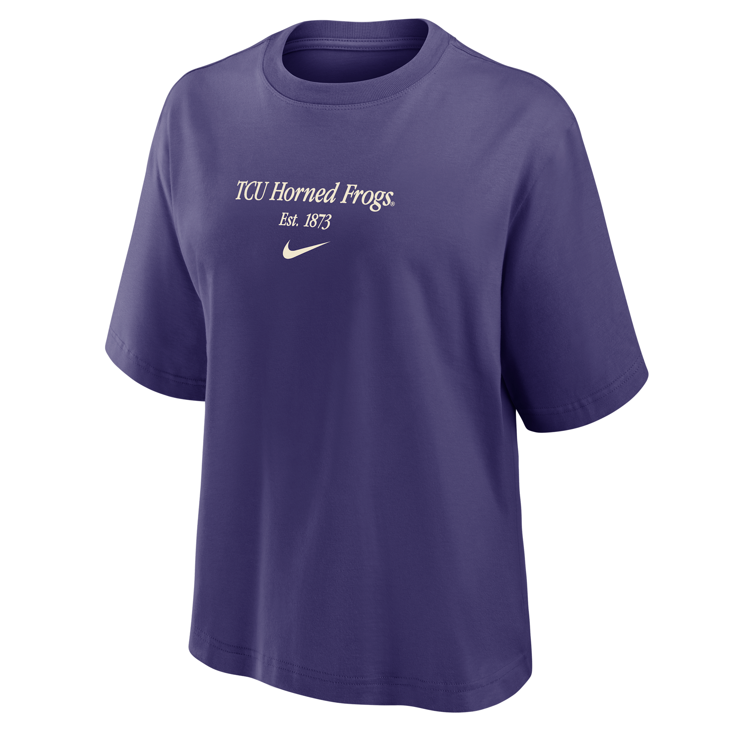 Nike Tcu Authentics Women's College Boxy T-shirt In Blue