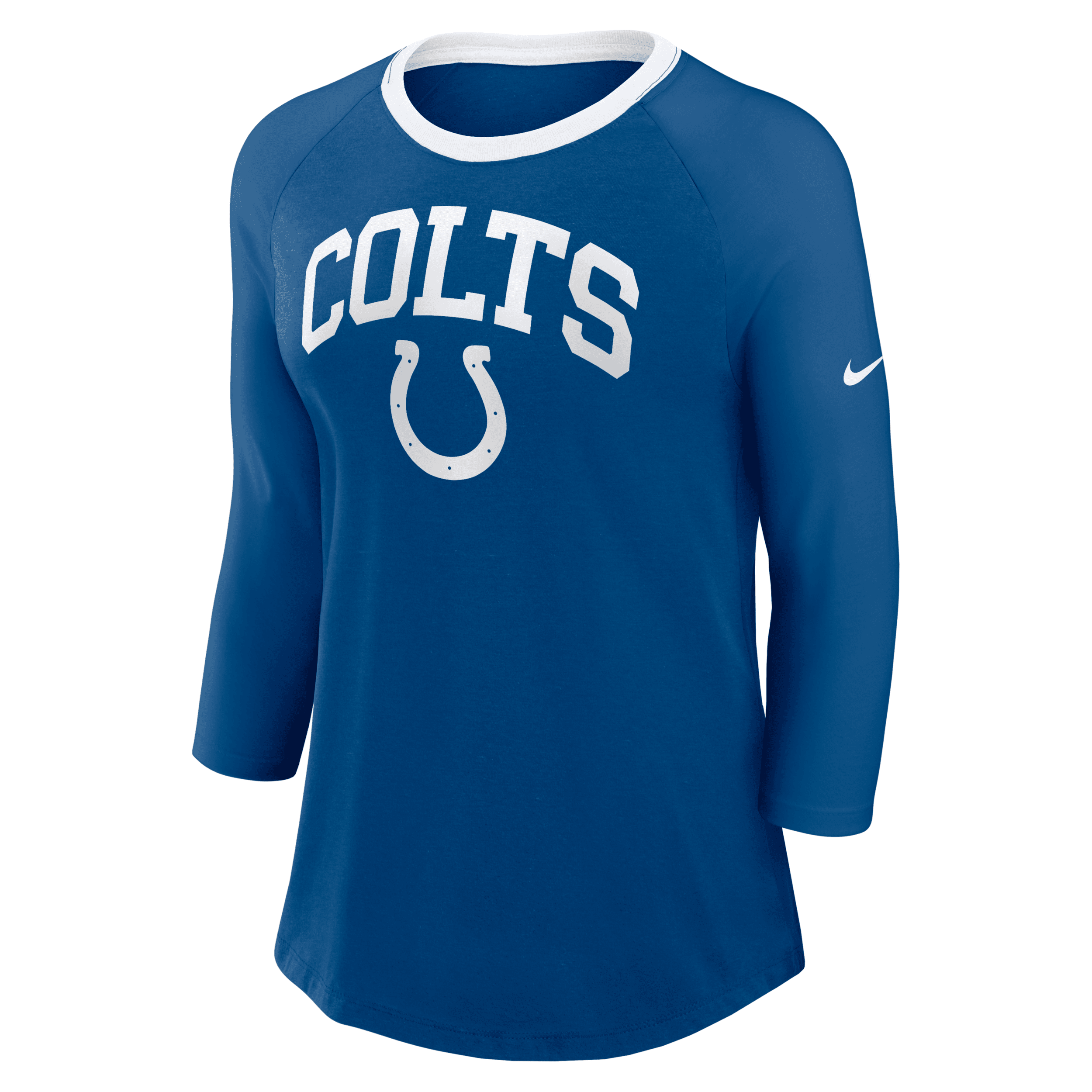 Nike Indianapolis Colts  Women's Nfl 3/4-sleeve T-shirt In Blue