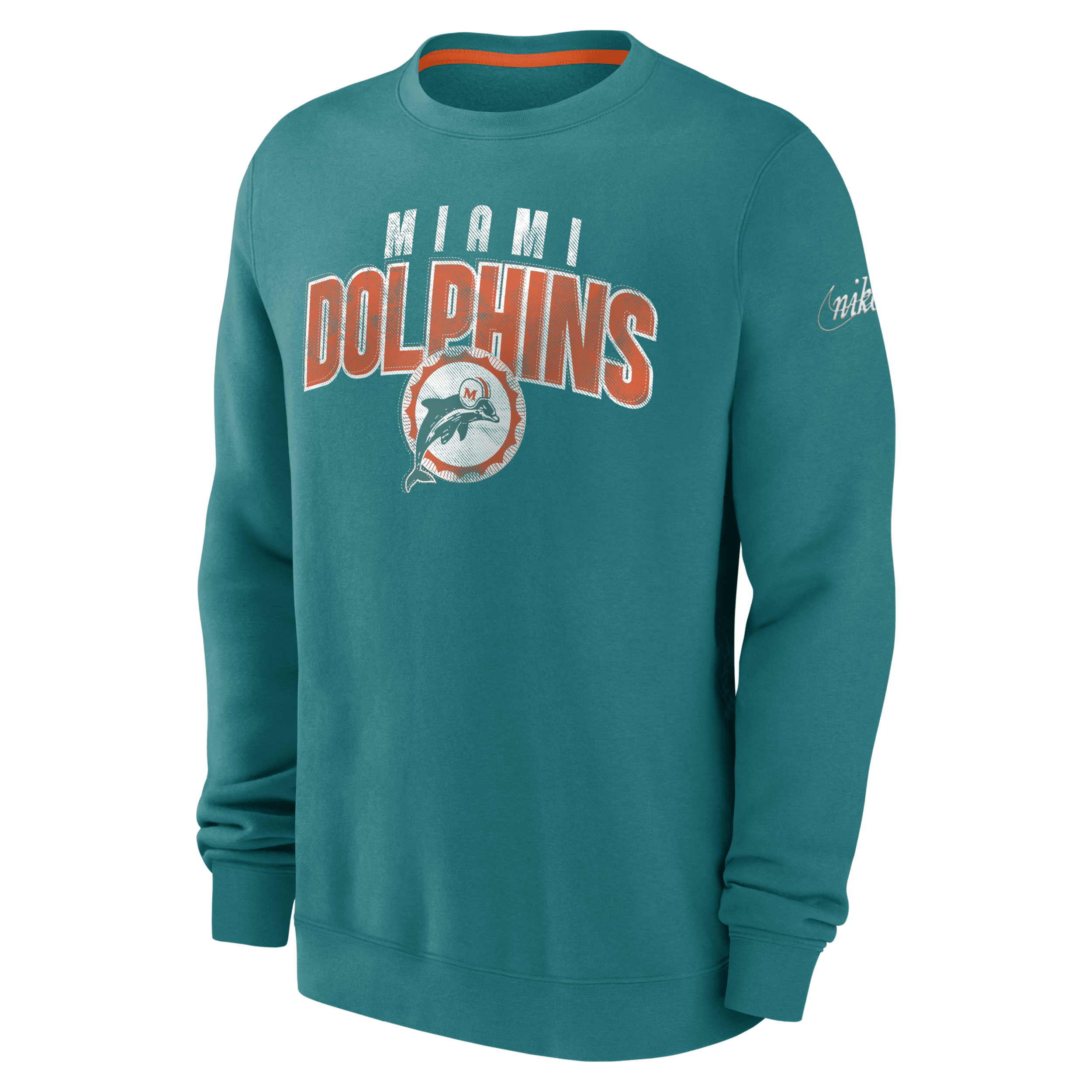 Miami Dolphins Rewind Logo Men's Nike NFL T-Shirt.