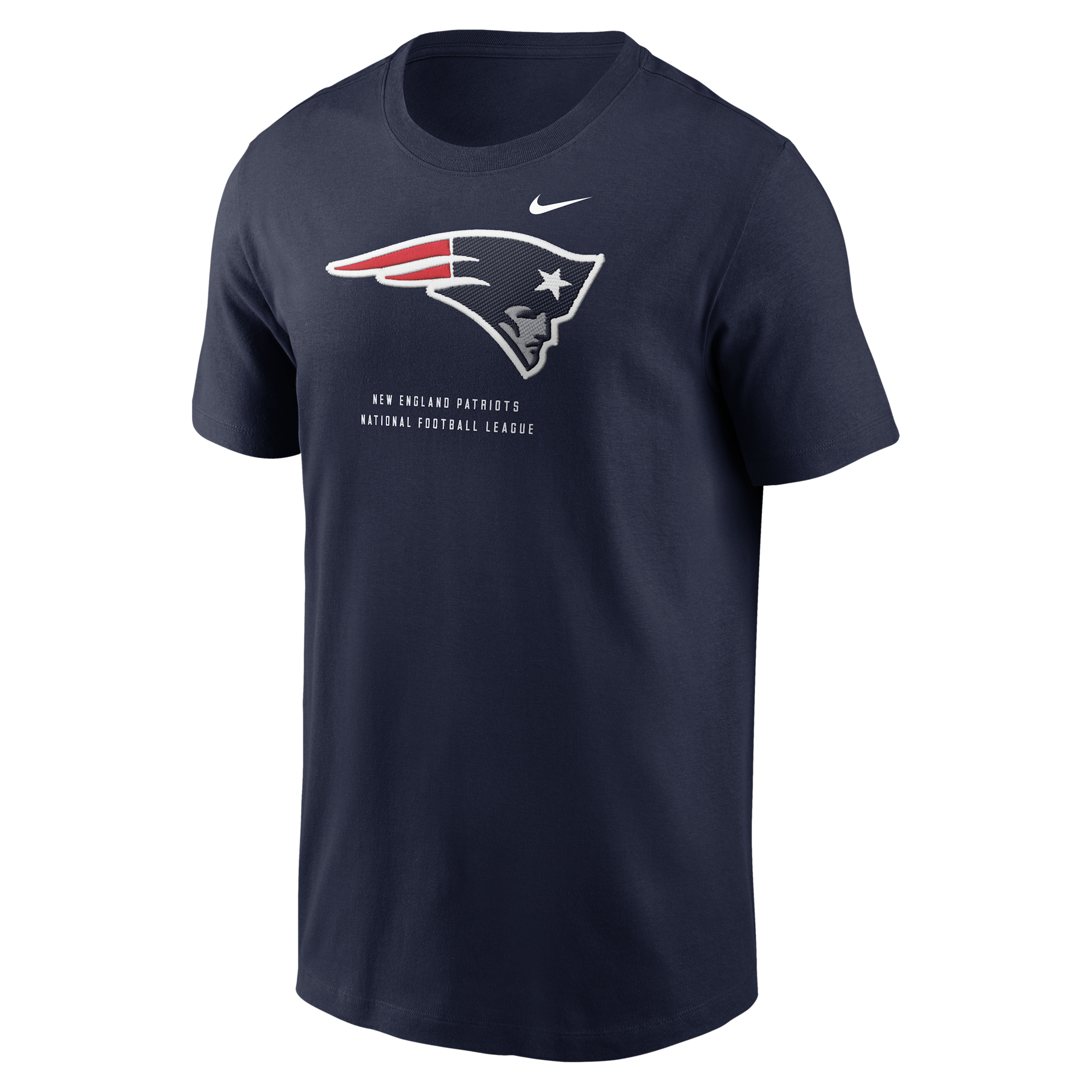New England Patriots Essential Nike Men's NFL T-Shirt in Blue | N19941S8K-MDV