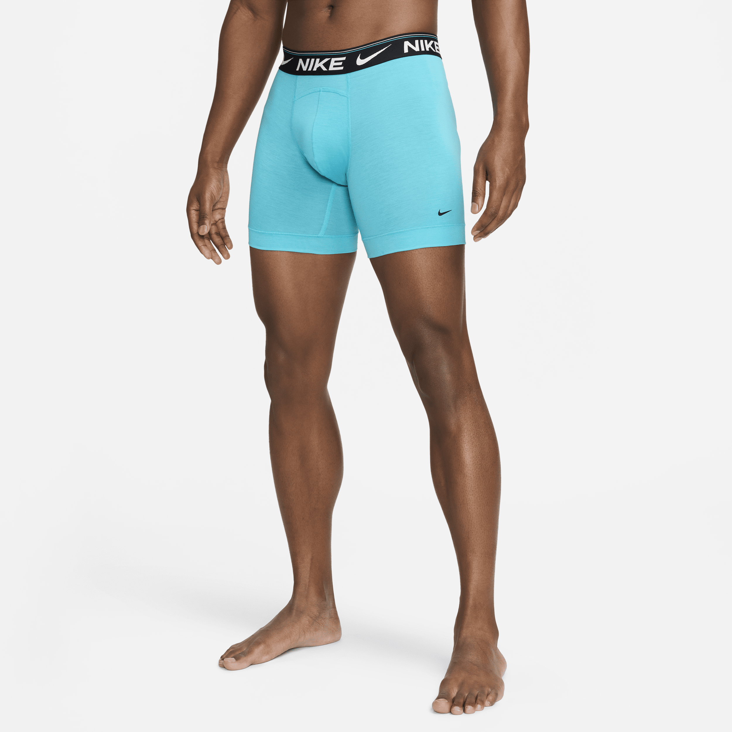 Shop Nike Men's Dri-fit Ultra Comfort Boxer Briefs (3-pack) In Blue
