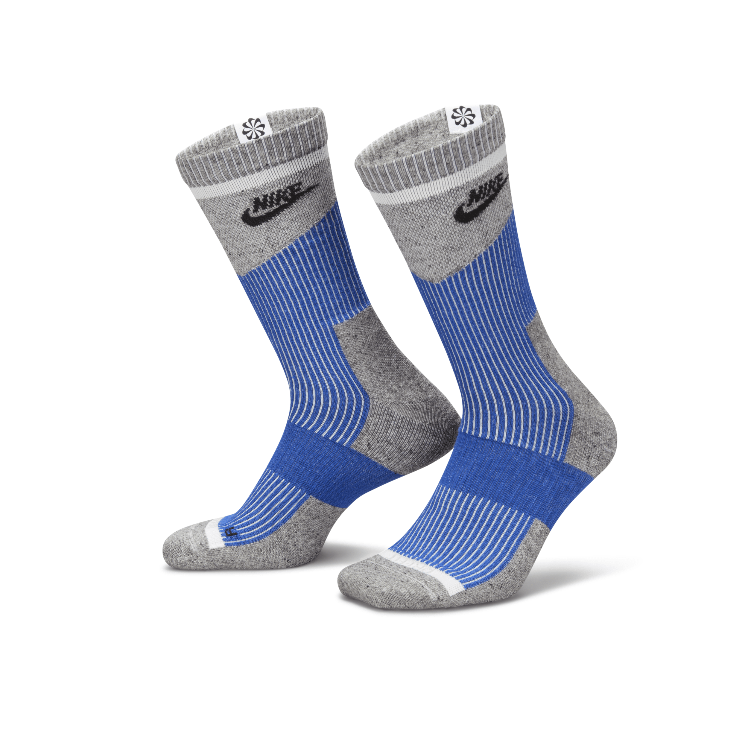 Nike Unisex Everyday Cushioned Crew Socks (1 Pair) In Grey