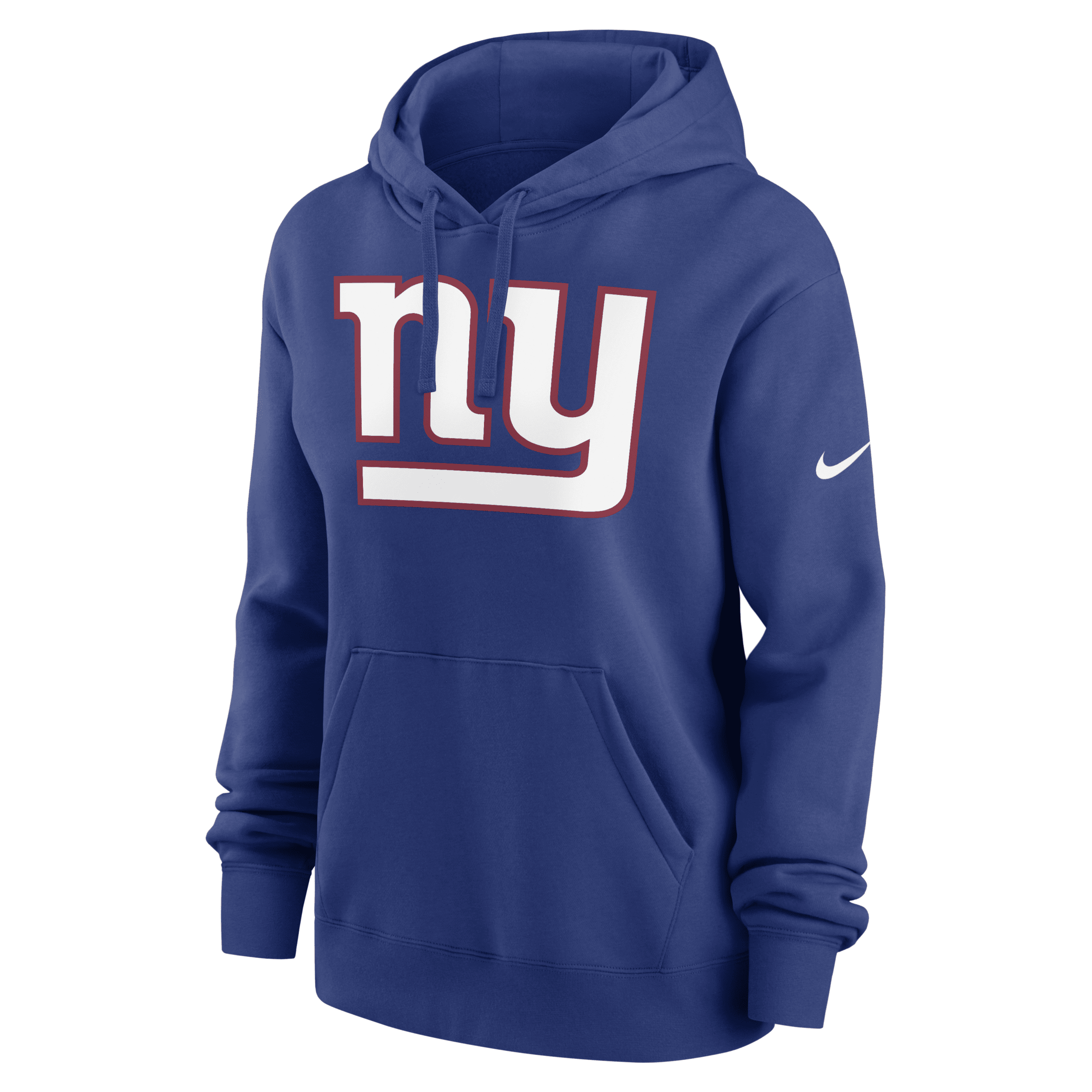 Shop Nike Women's Logo Club (nfl New York Giants) Pullover Hoodie In Blue