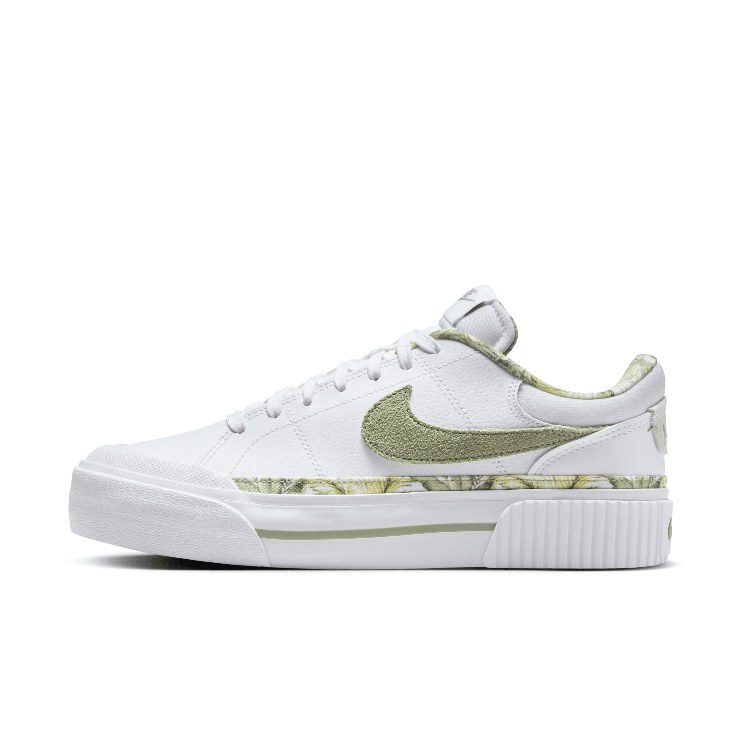 Nike Women's Court Legacy Lift Shoes In White