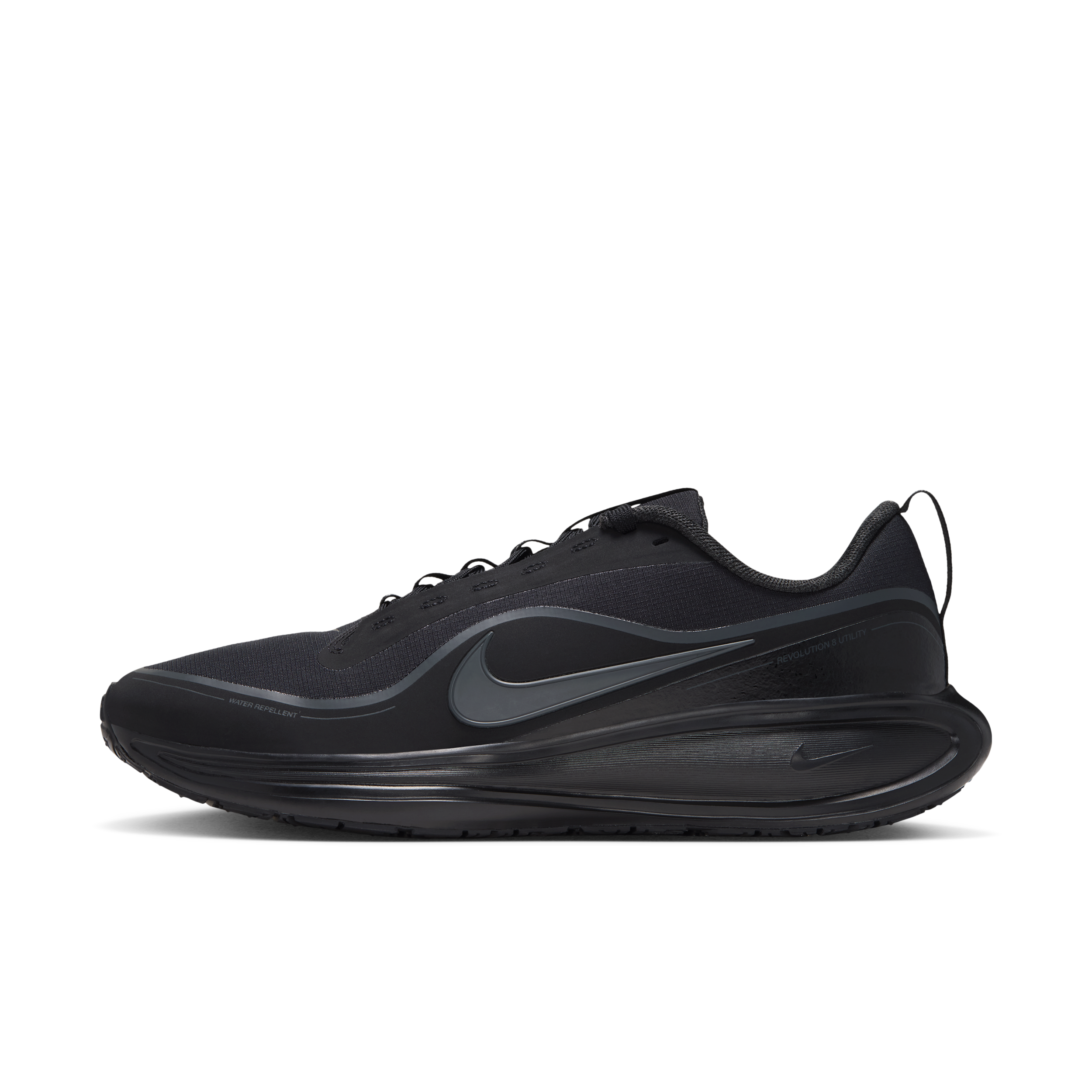 Nike Men's Revolution 8 Utility Road Running Shoes in Black/Anthracite Size: 13.0
